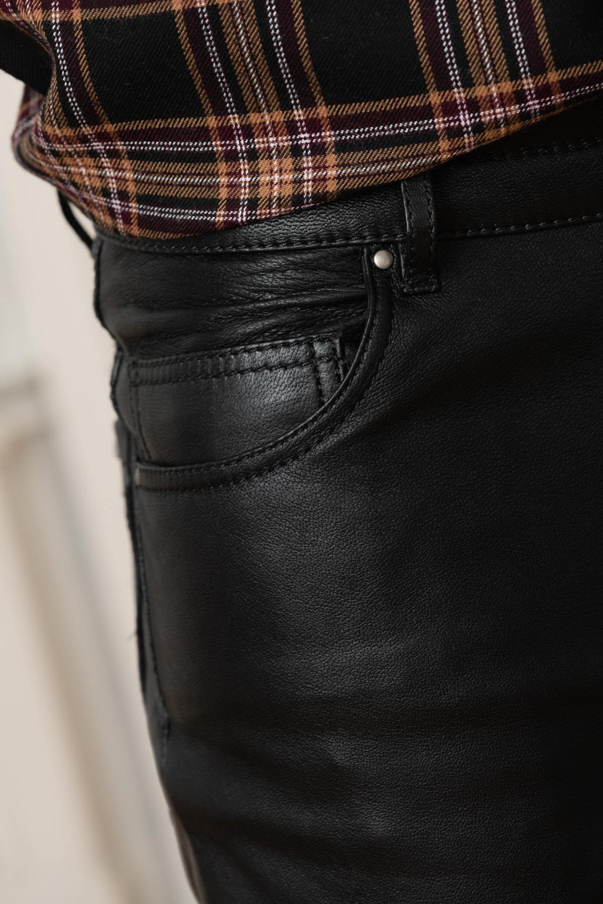 Men's leather pants - Image n°7