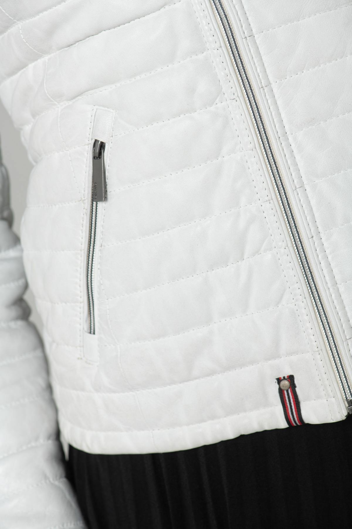 White leather down jacket - Image n°8