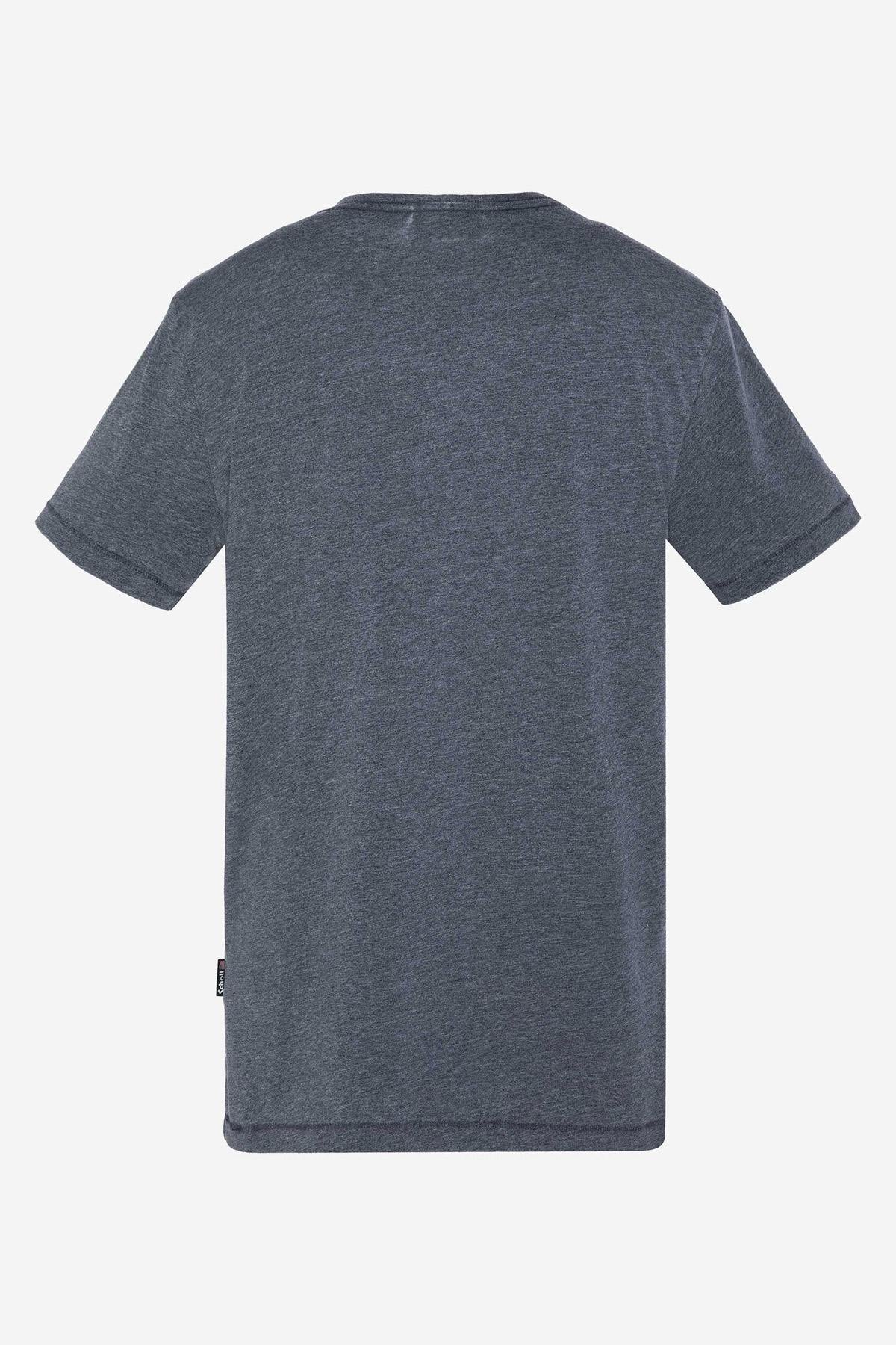 Navy blue faded effect T-shirt - Image n°3