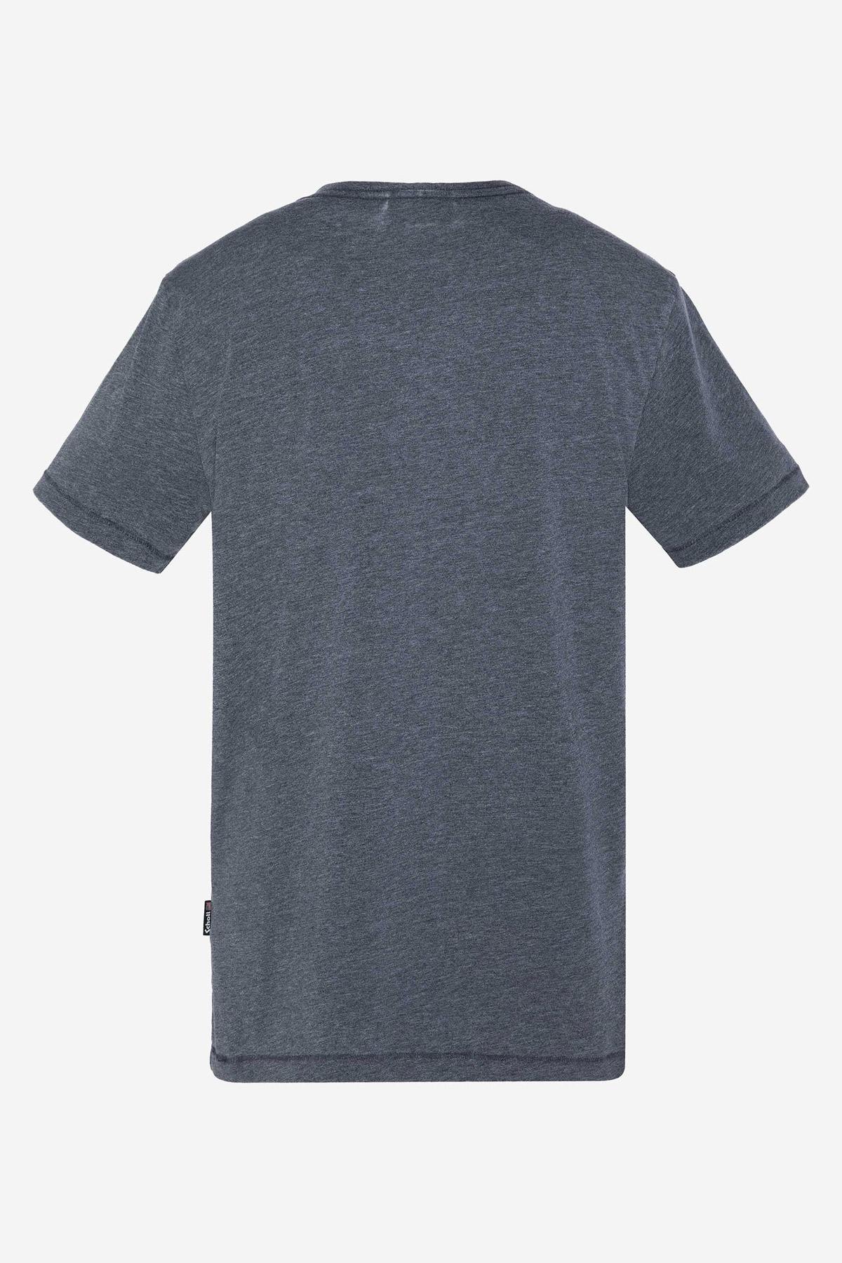 Navy blue faded effect T-shirt - Image n°3