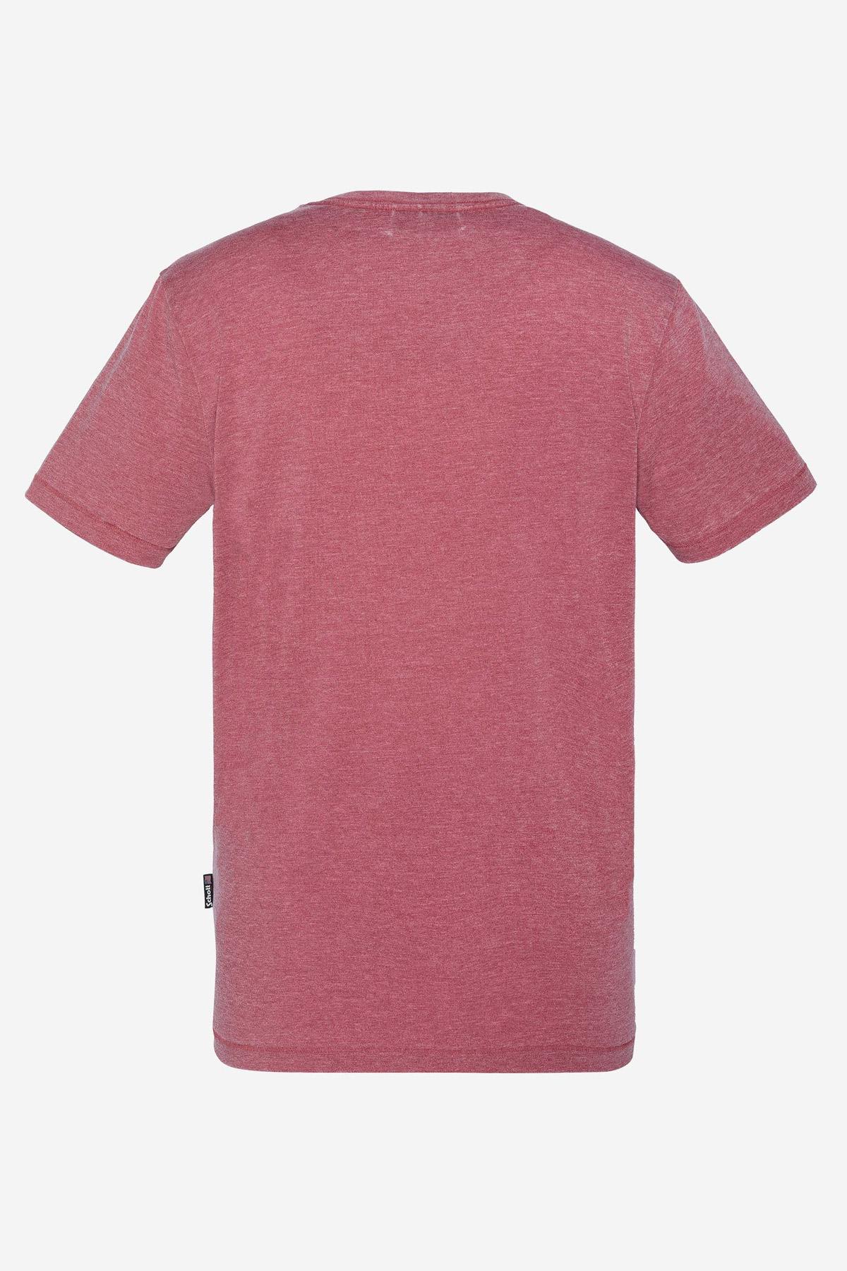 Red faded effect T-shirt - Image n°2