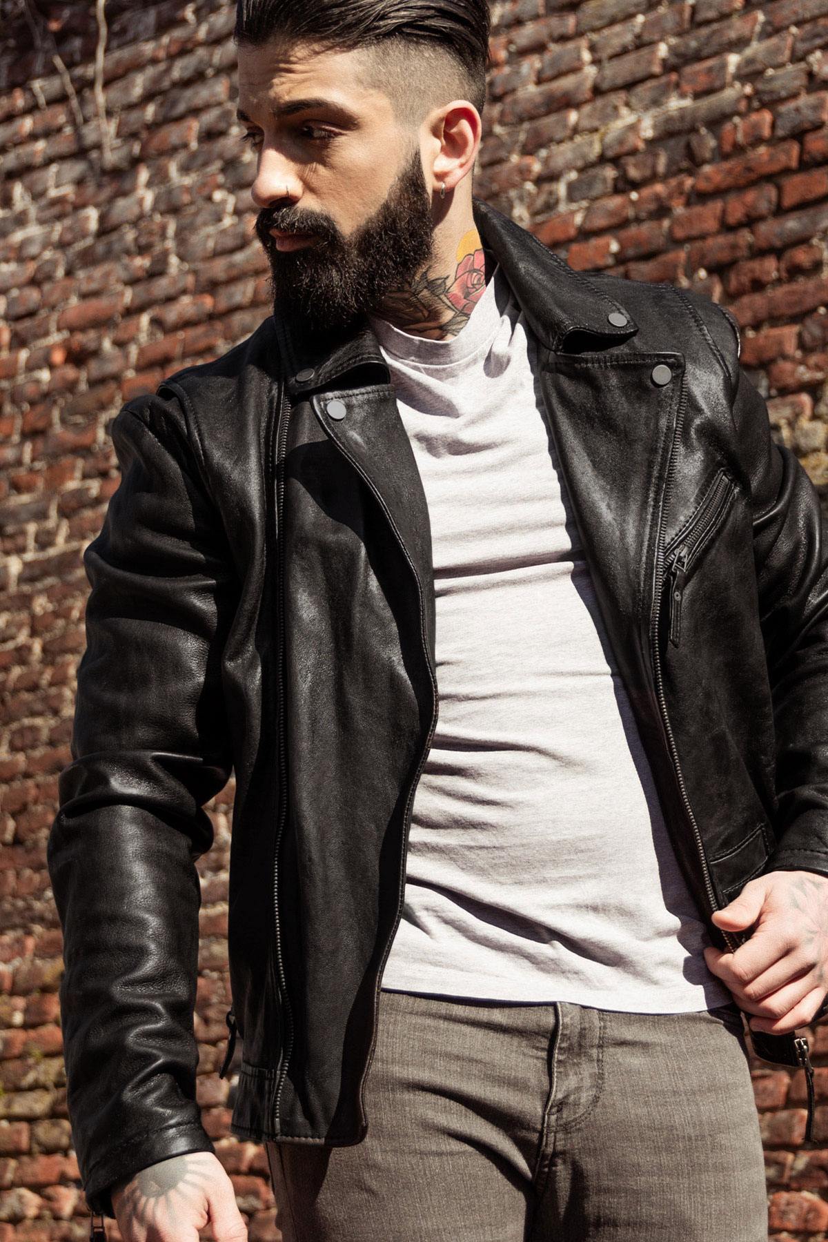 Rock Biker Jacket for men - Image n°1