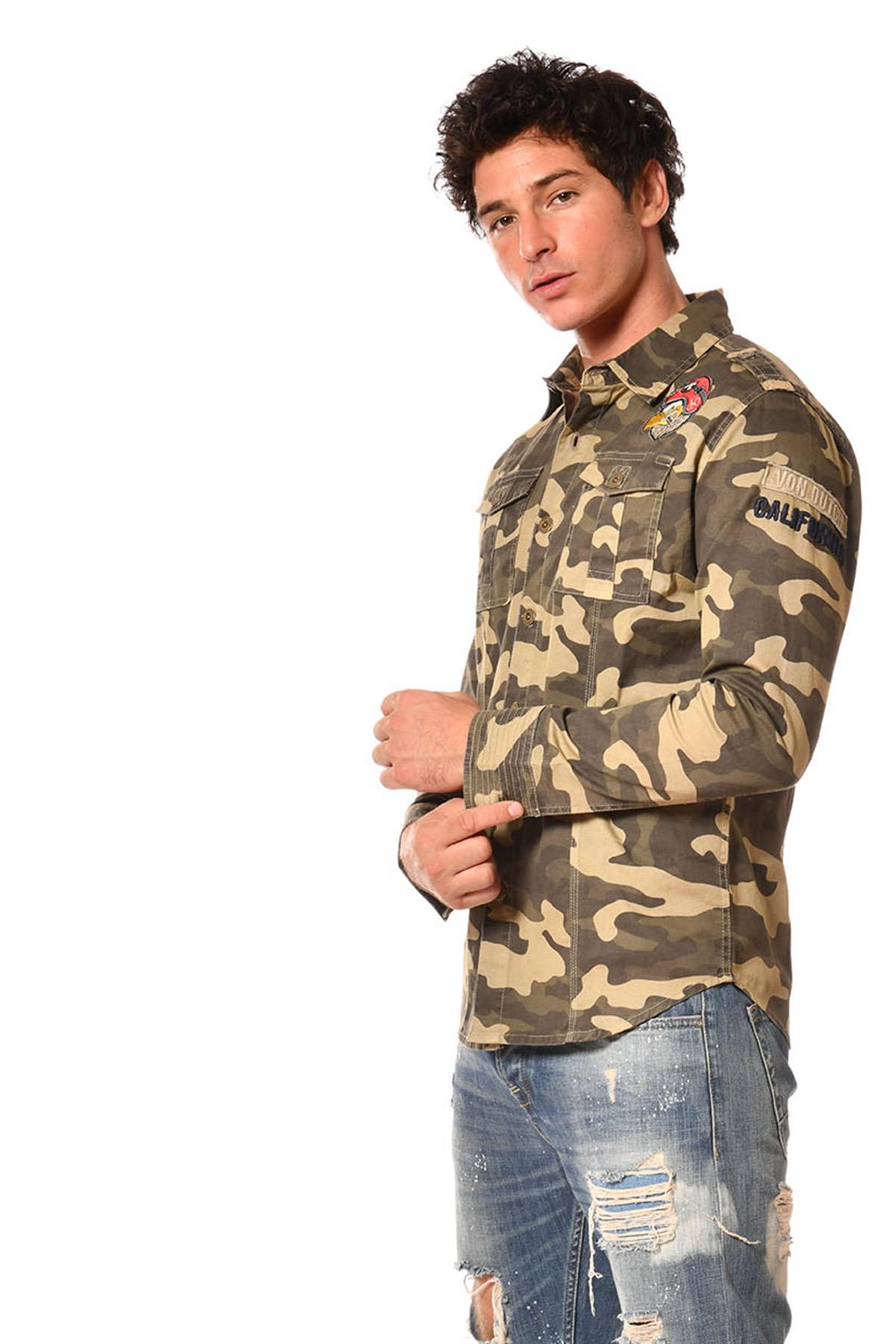 Men's camouflage shirt - Image n°2