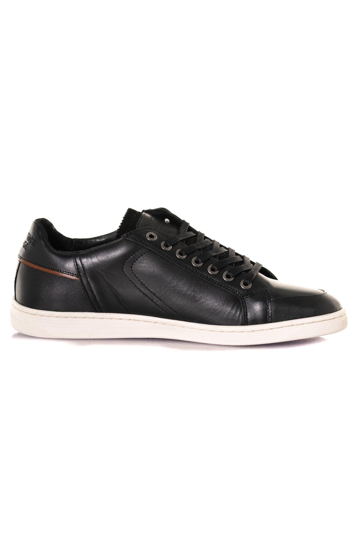 Leather sneakers with zip - Image n°3