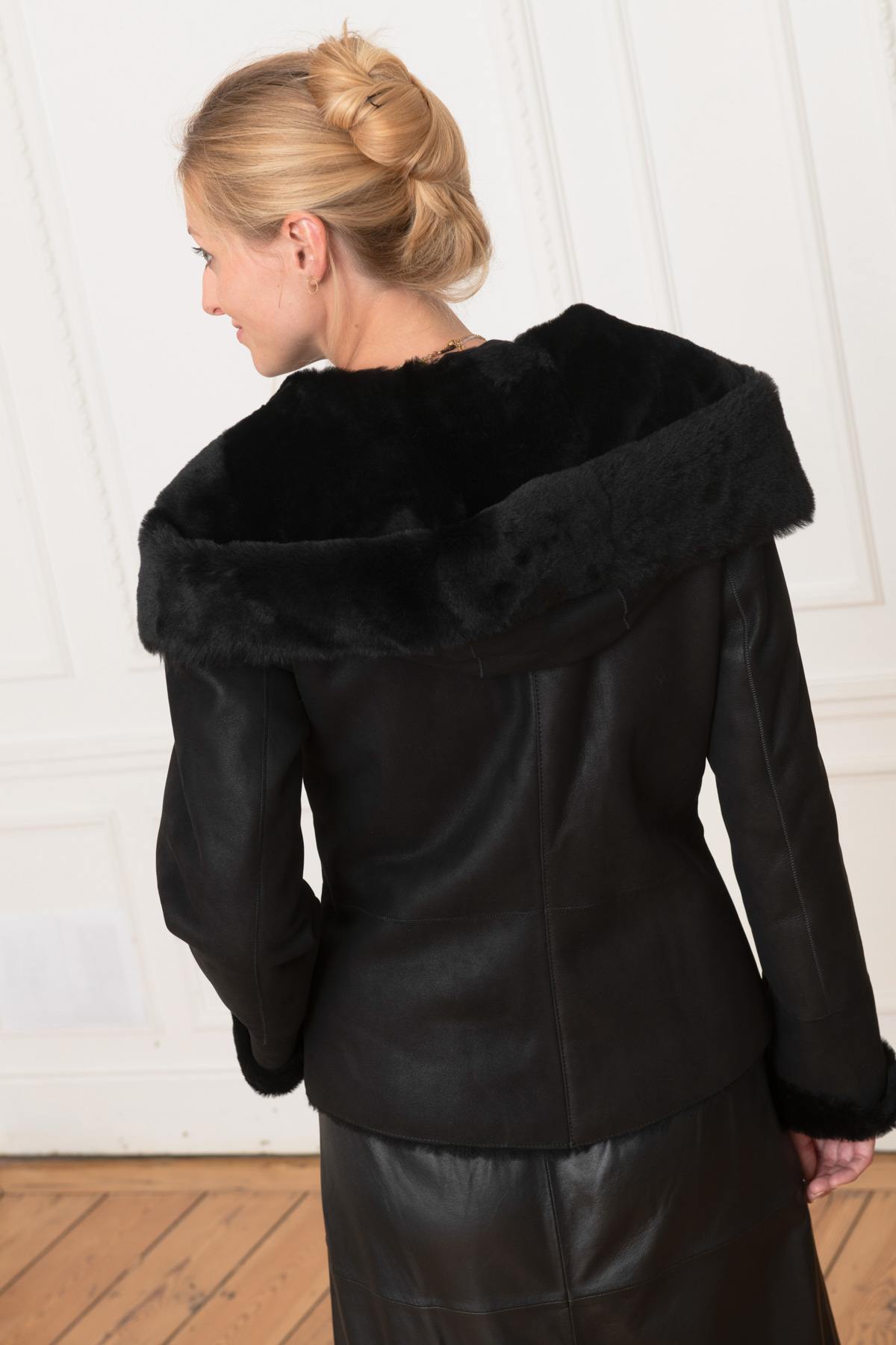 Black women's shearlings - Image n°6