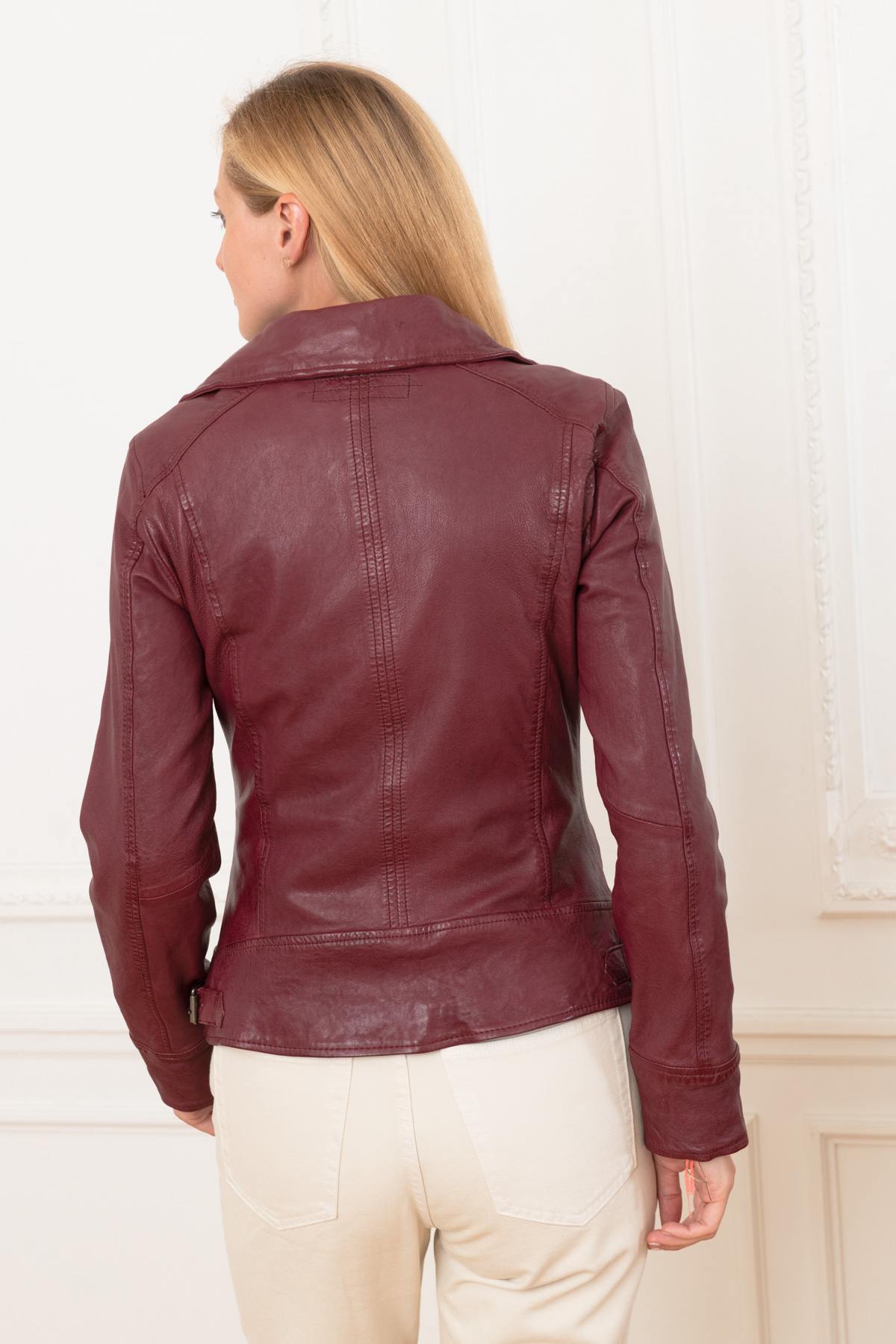 Purple leather perfecto - Image n°7