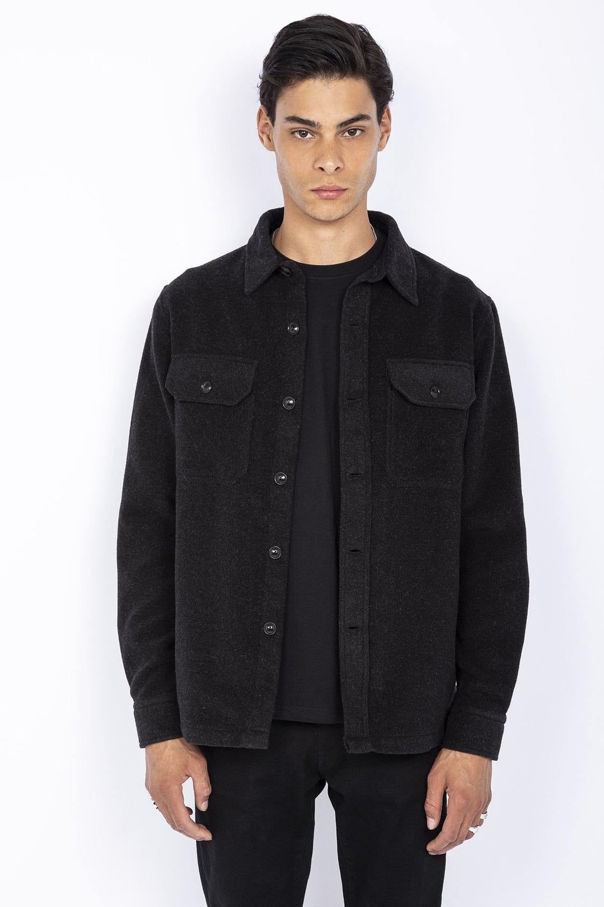 Straight cut overshirt - Image n°1