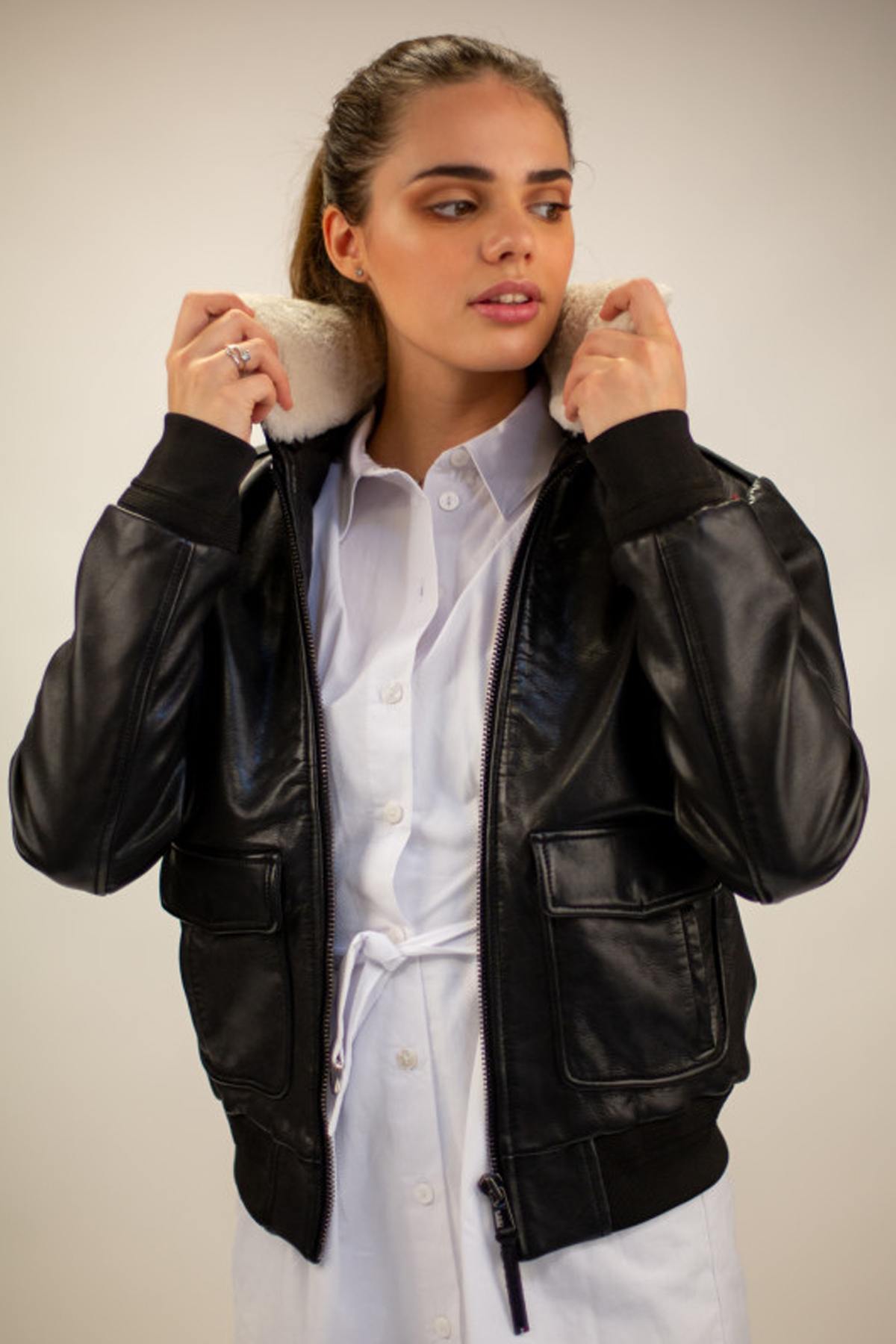 Women's French patrol pilot jacket - Image n°9