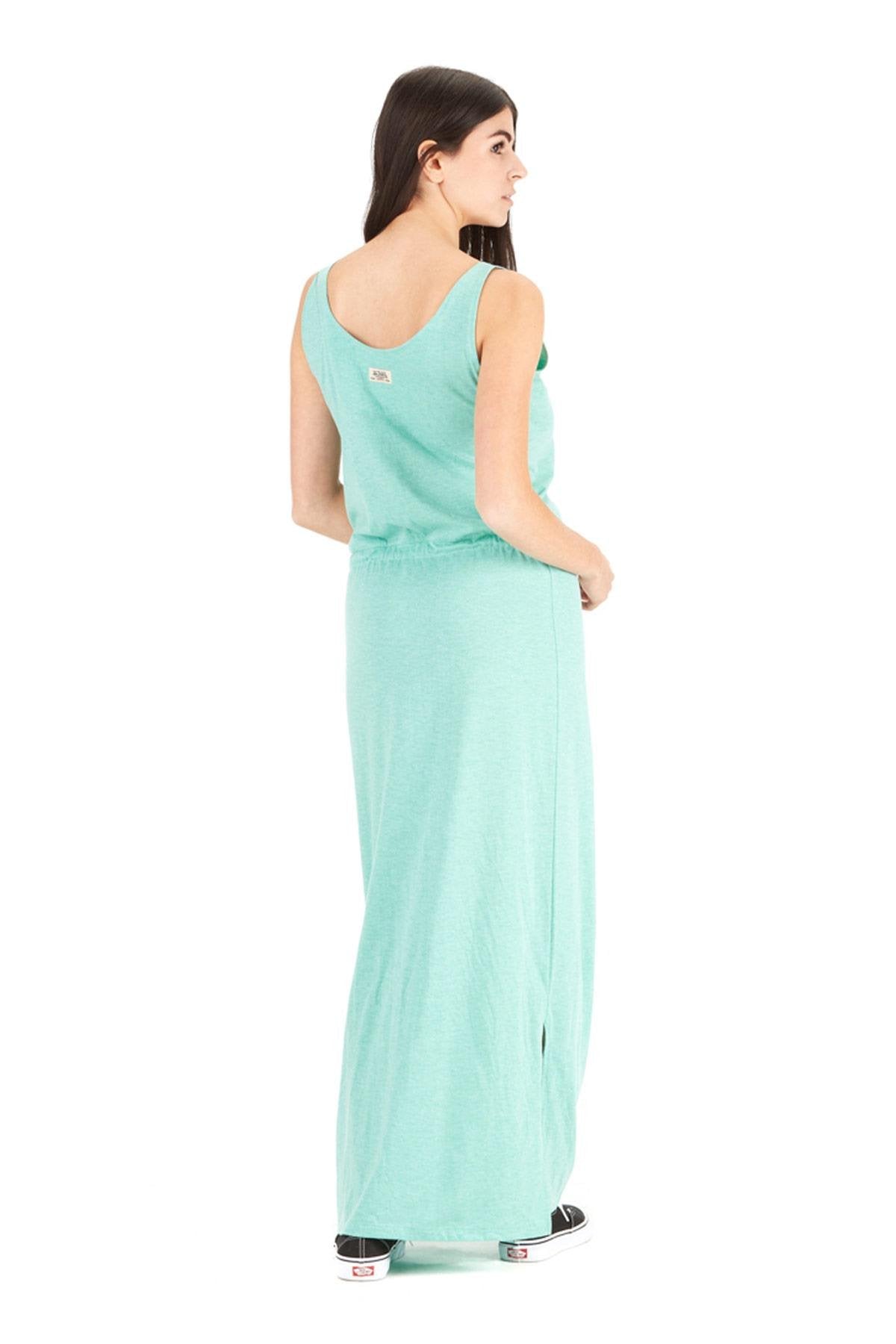 Turquoise blue women's dress - Image n°2