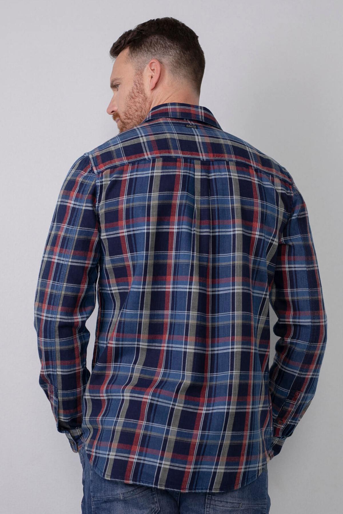 Blue and Red Lumberjack Shirt - Image n°3