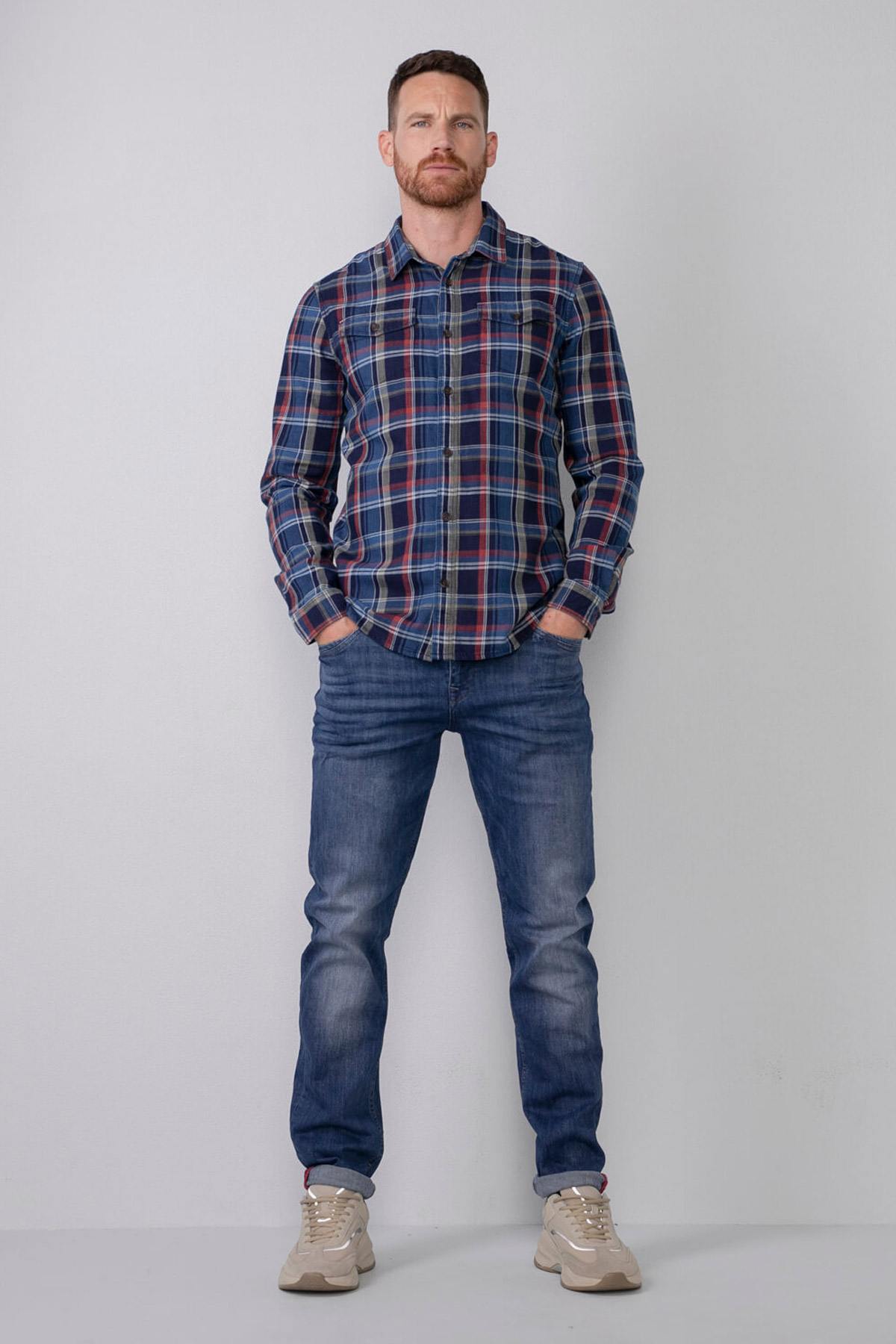 Blue and Red Lumberjack Shirt - Image n°4