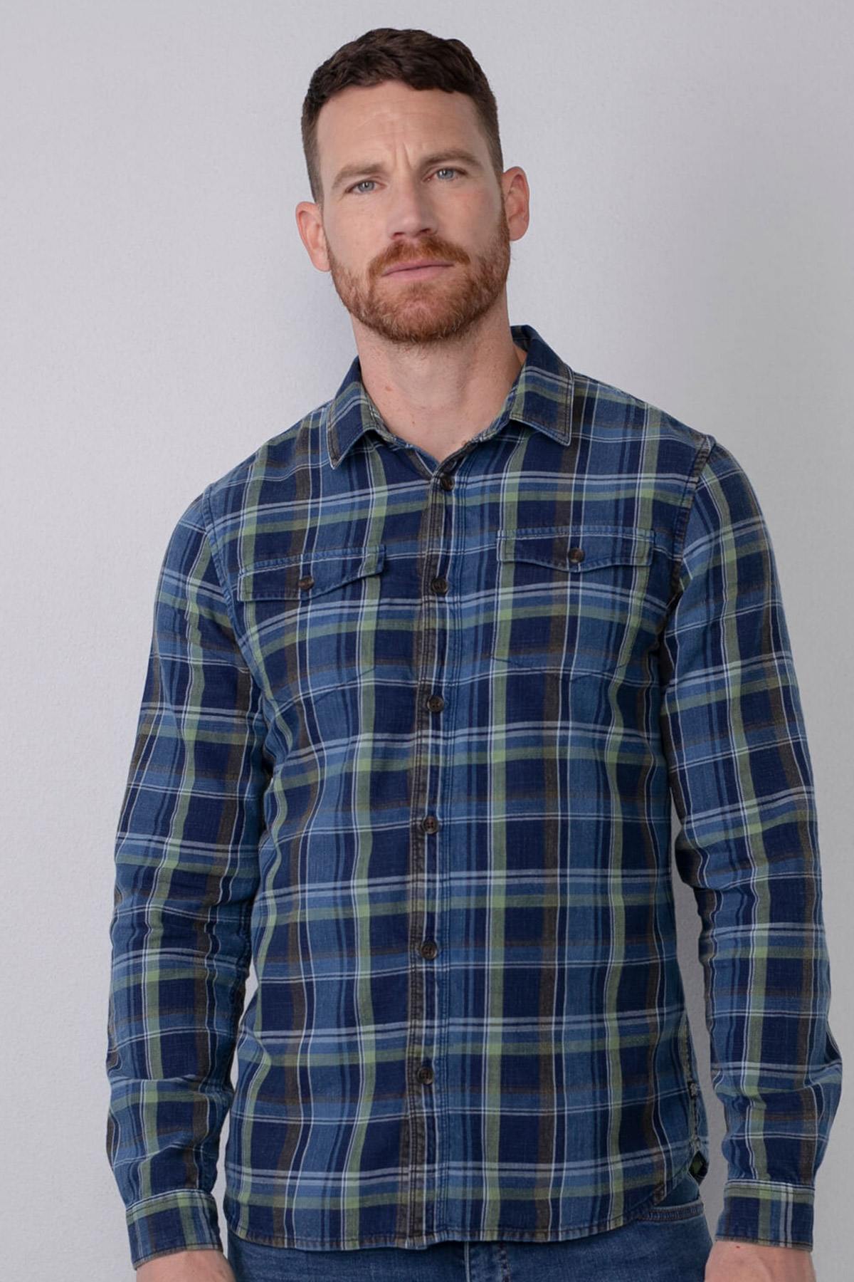 Lumberjack-style checked shirt - Image n°1