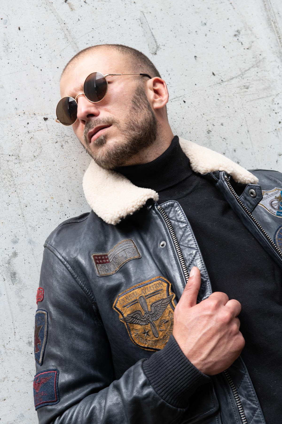 Navy bomber jacket - Image n°8