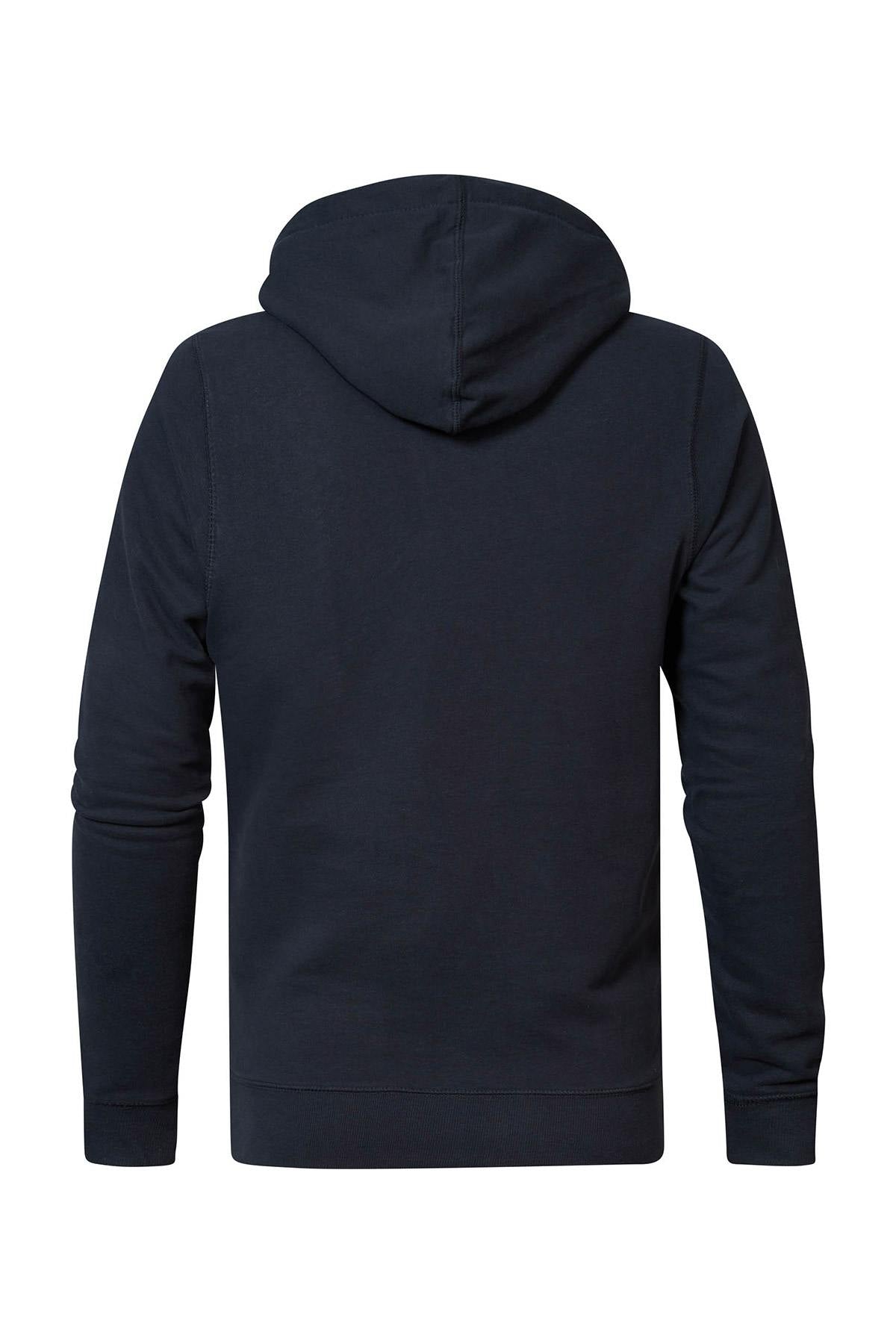 Men's sweatshirt with hood and belly pocket - Image n°2