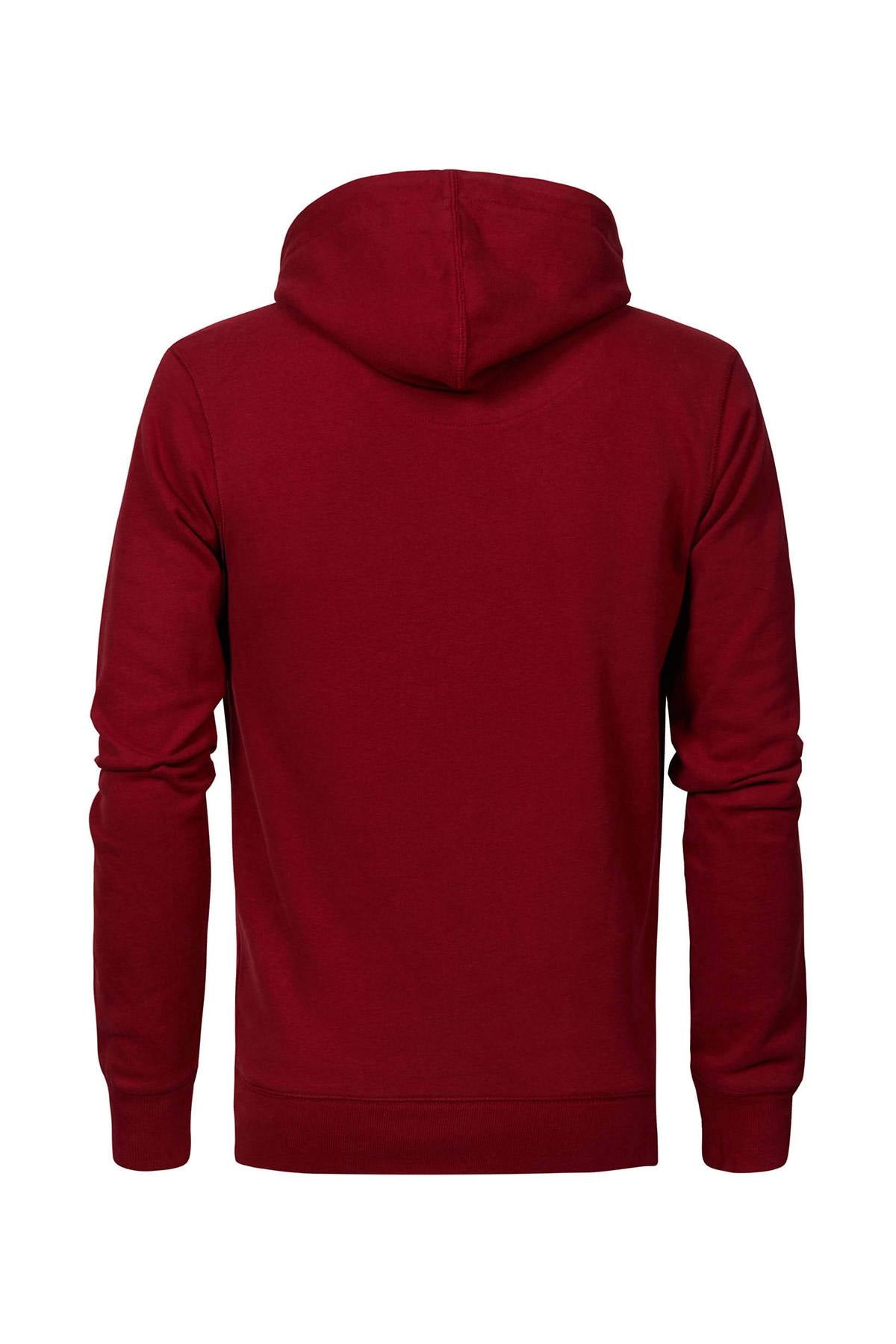 Men's red hooded sweatshirt - Image n°7