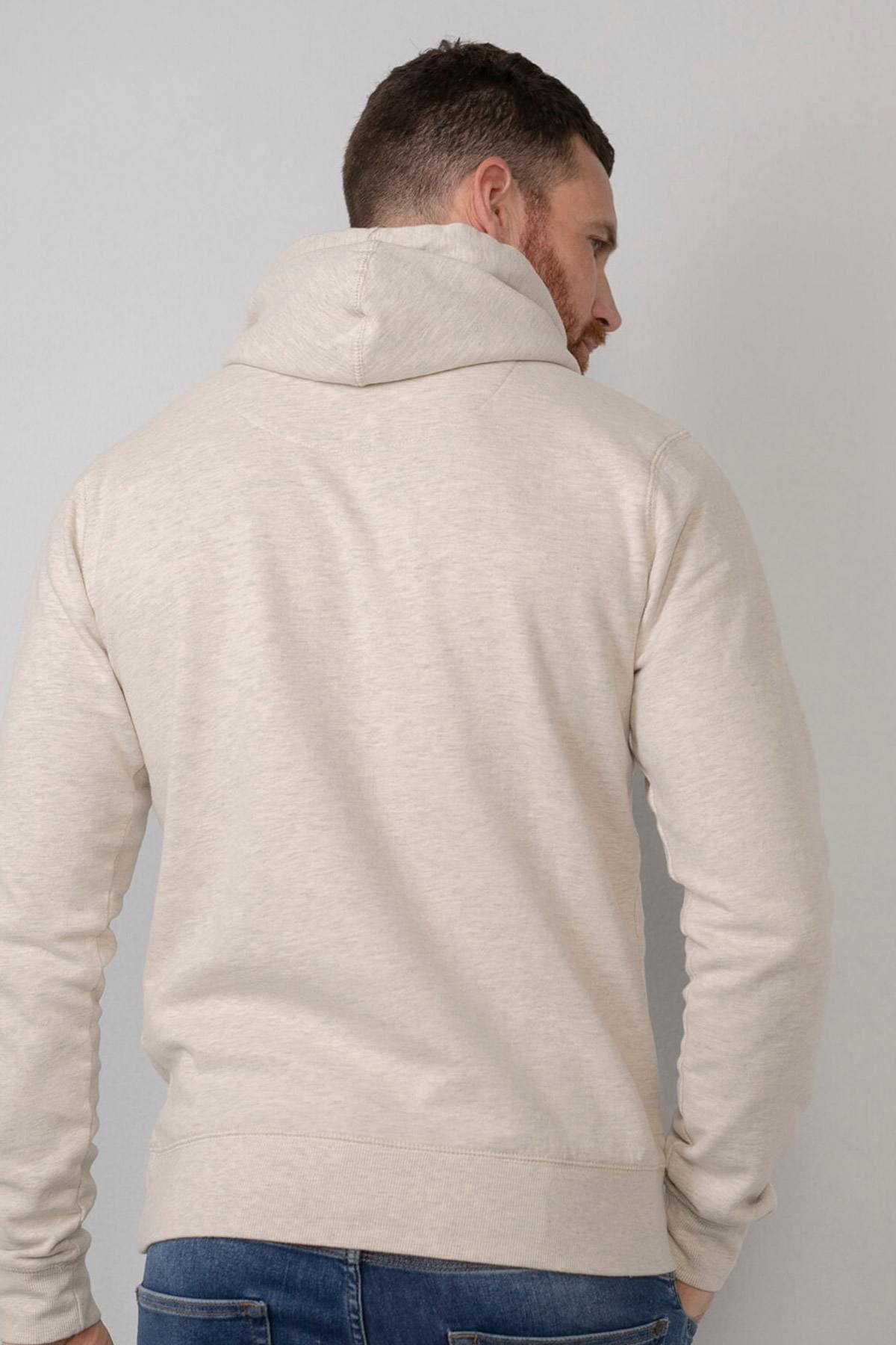 Hooded sweatshirt with belly pocket - Image n°3