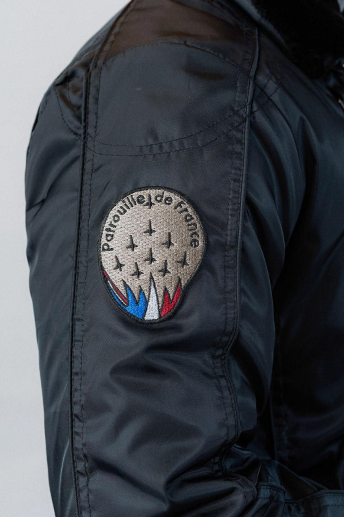 Navy nylon bomber jacket - Image n°2