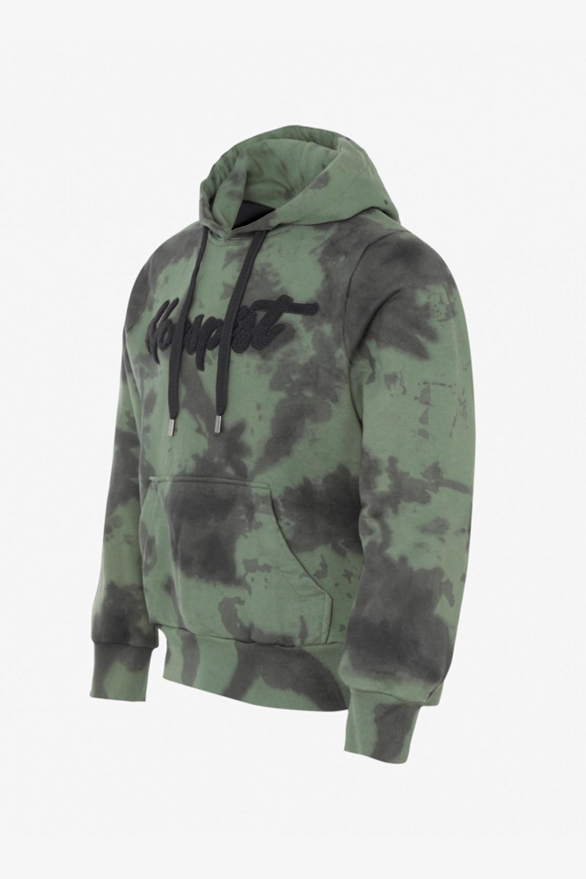 Green Camouflage Hooded Sweatshirt - Image n°2