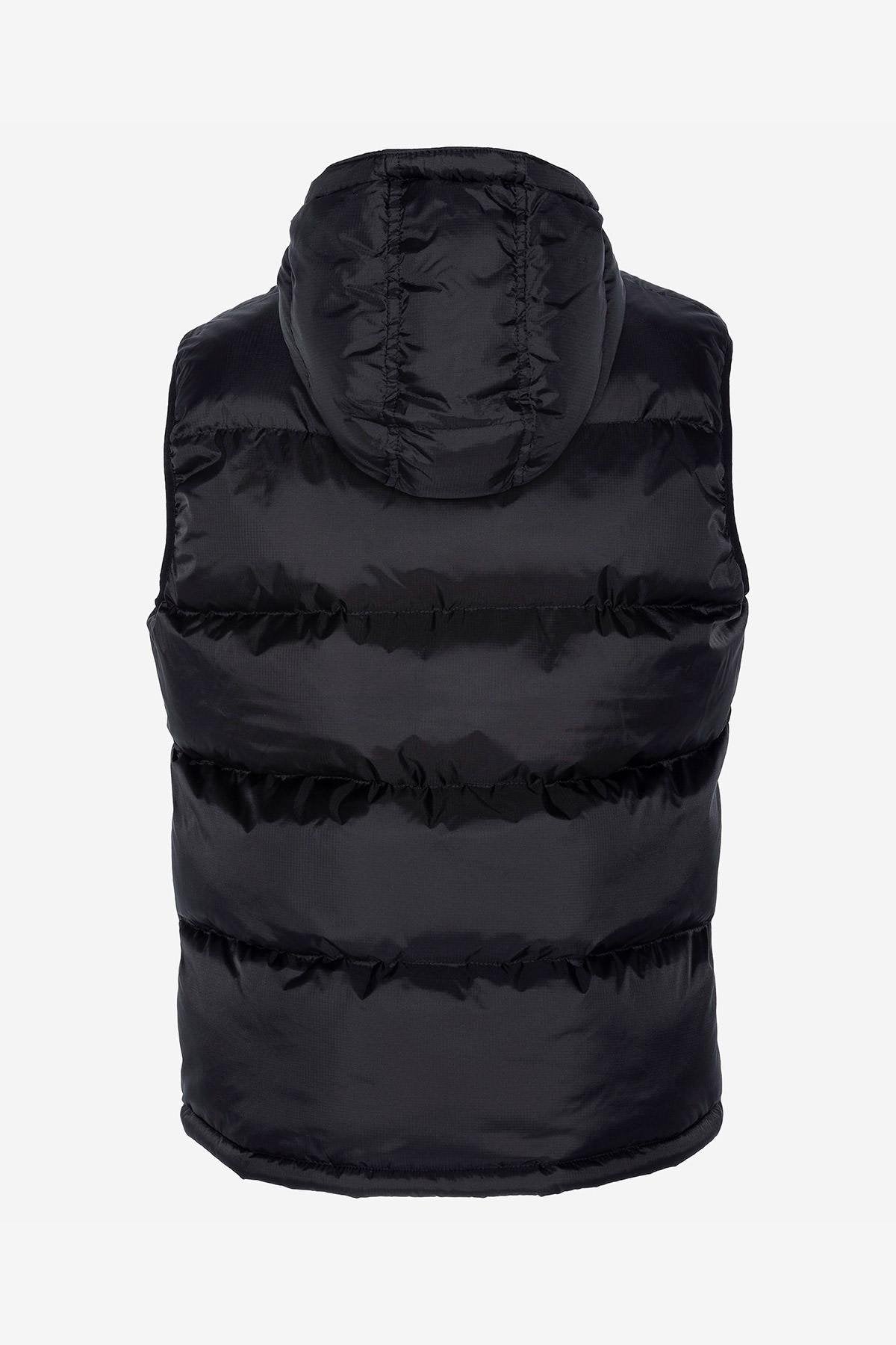 Black sleeveless down jacket - Image n°2