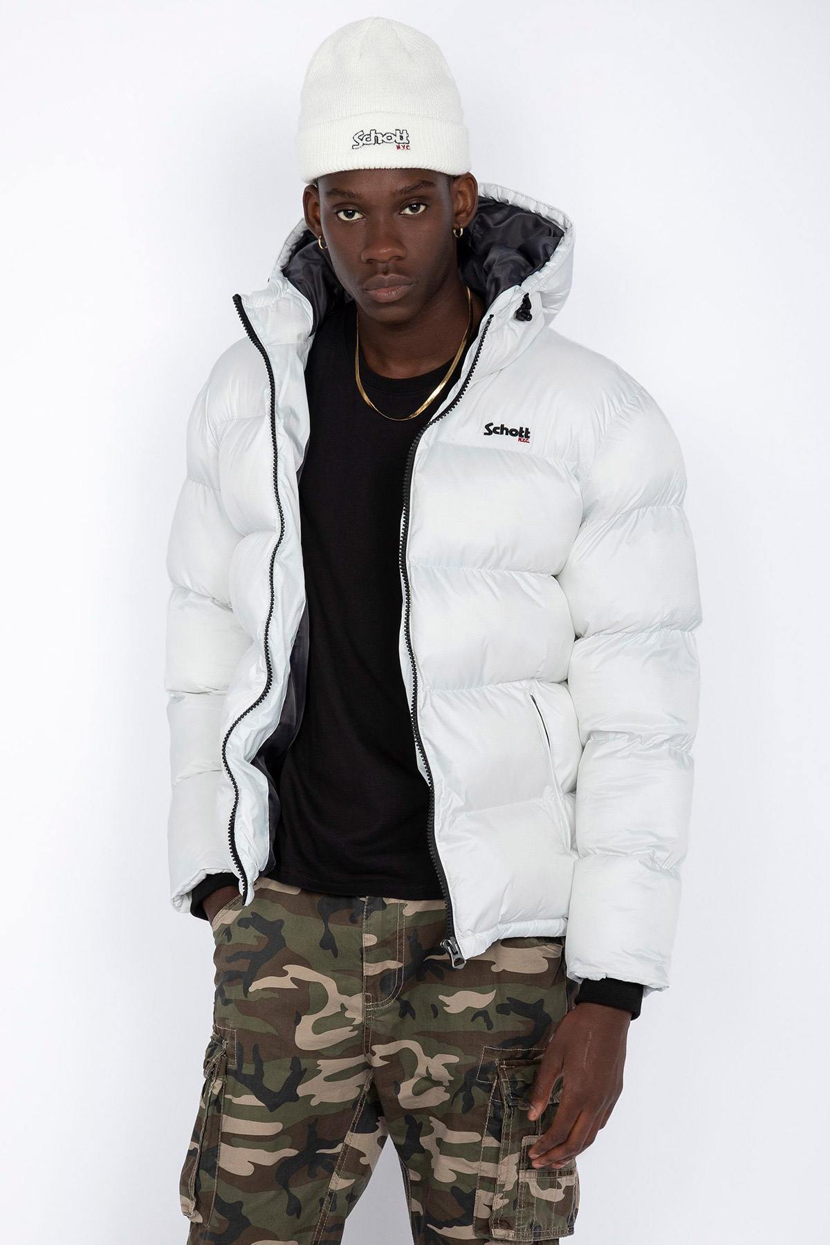 White quilted down jacket - Image n°6