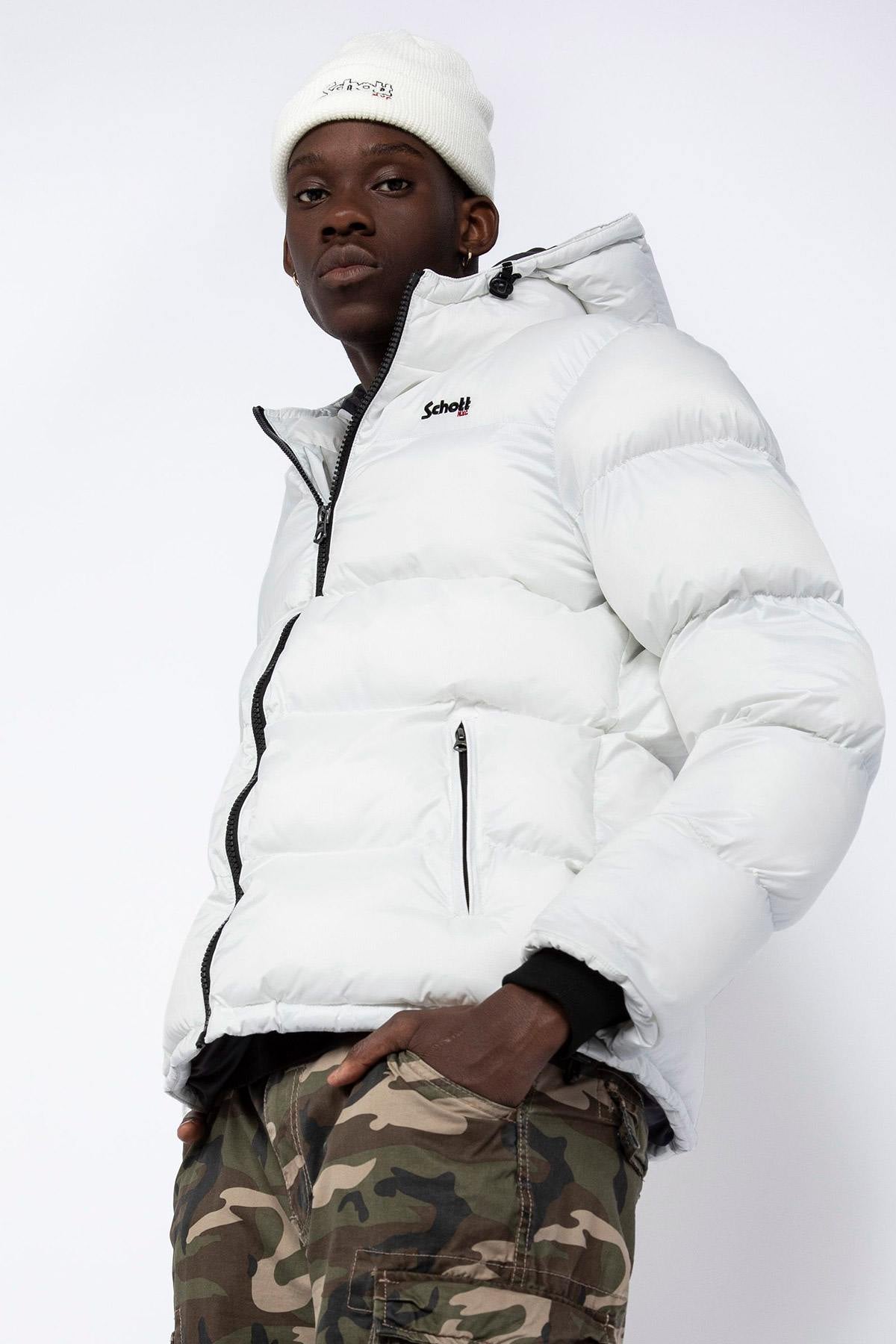 White quilted down jacket - Image n°1