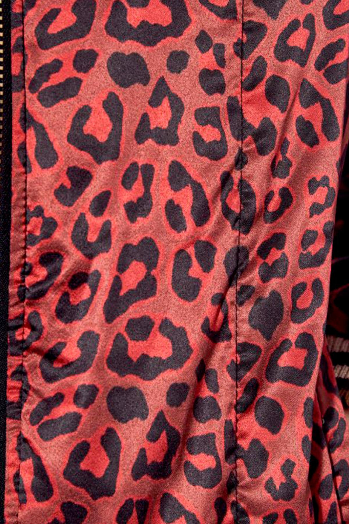 Reversible leopard or floral pattern jacket - Image n°8