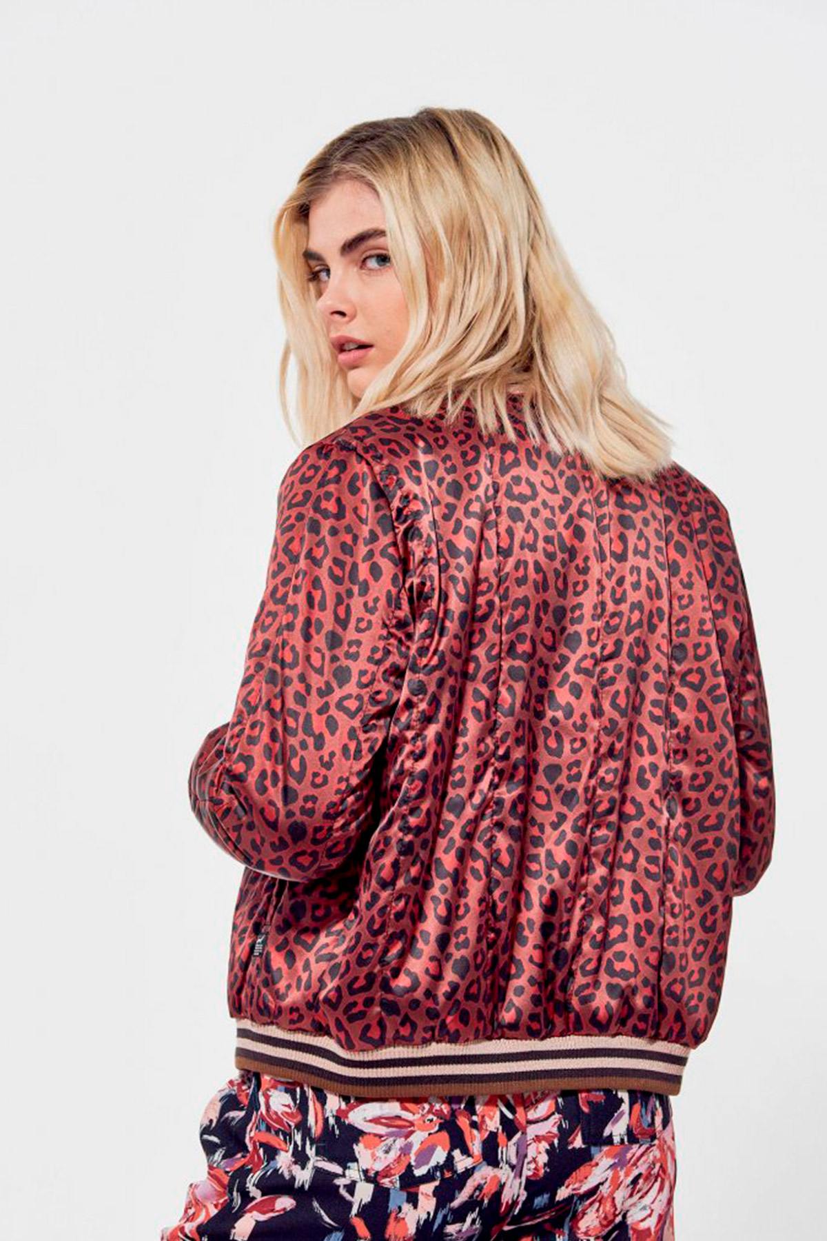 Reversible leopard or floral pattern jacket - Image n°3