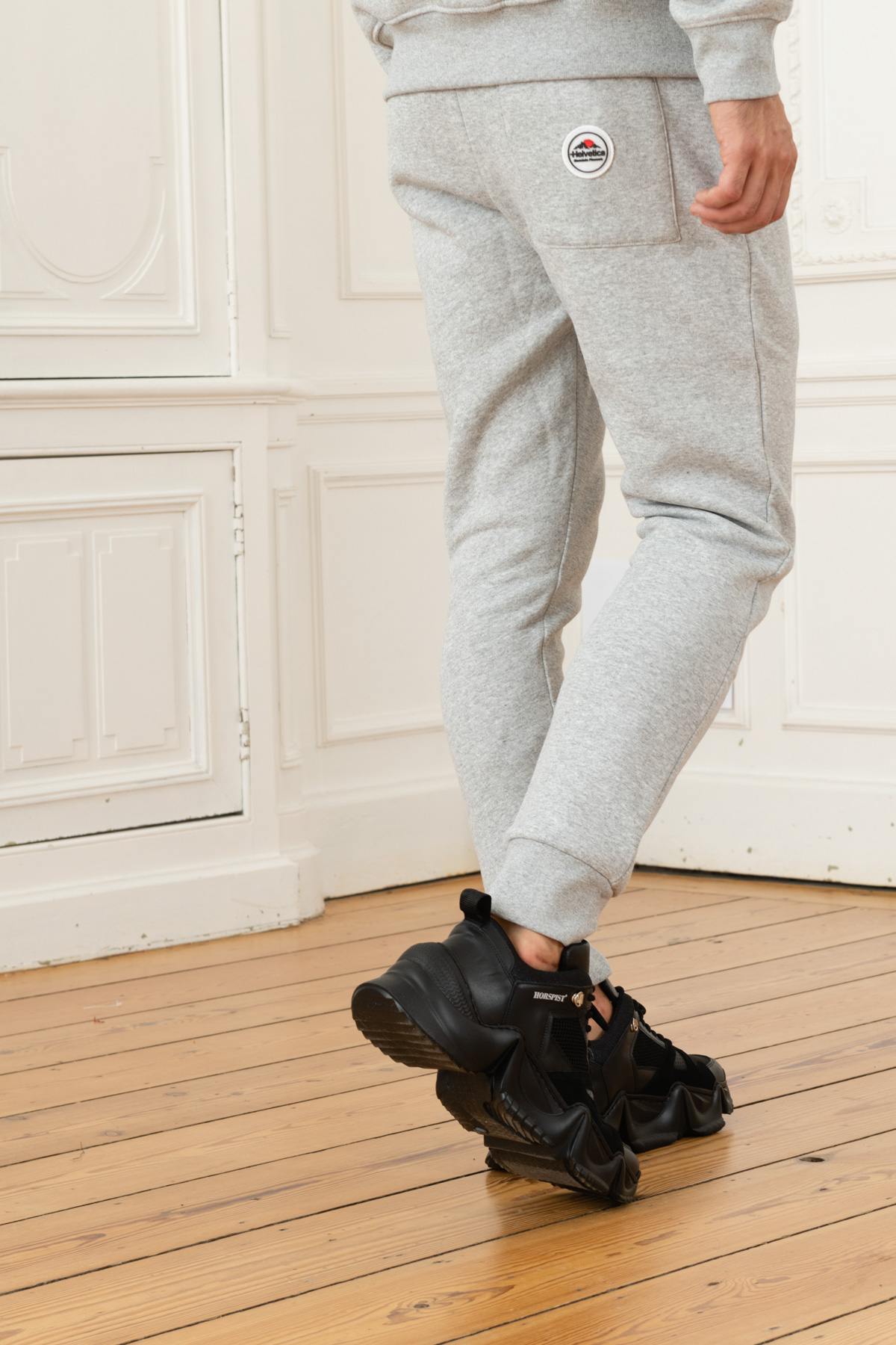 Heather gray sweatpants - Image n°2