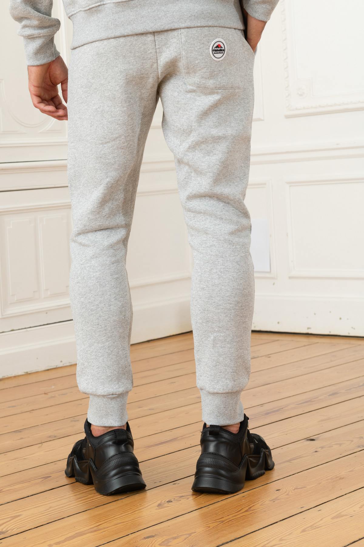 Heather gray sweatpants - Image n°7