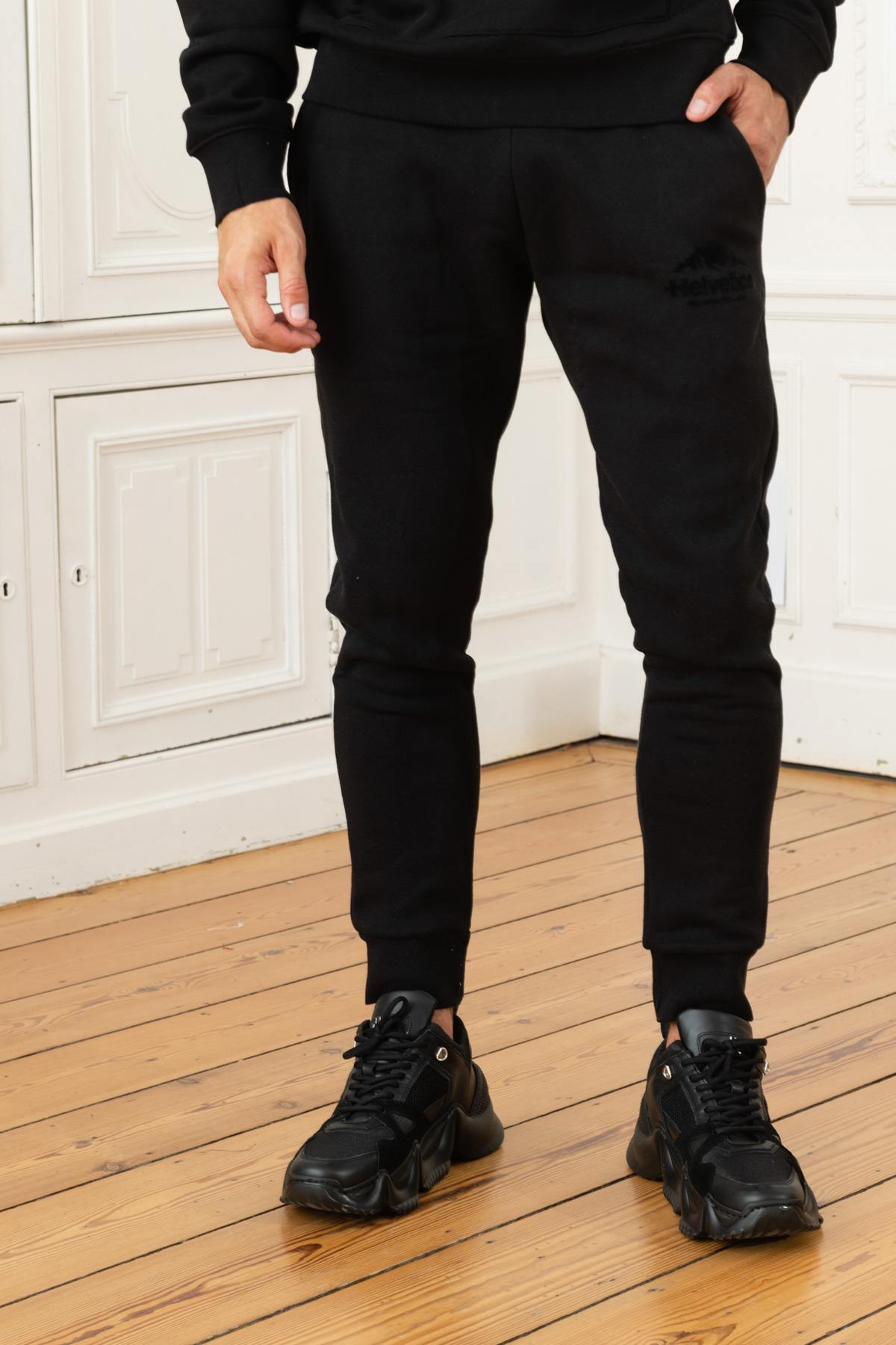 Men's black jogging pants - Image n°6