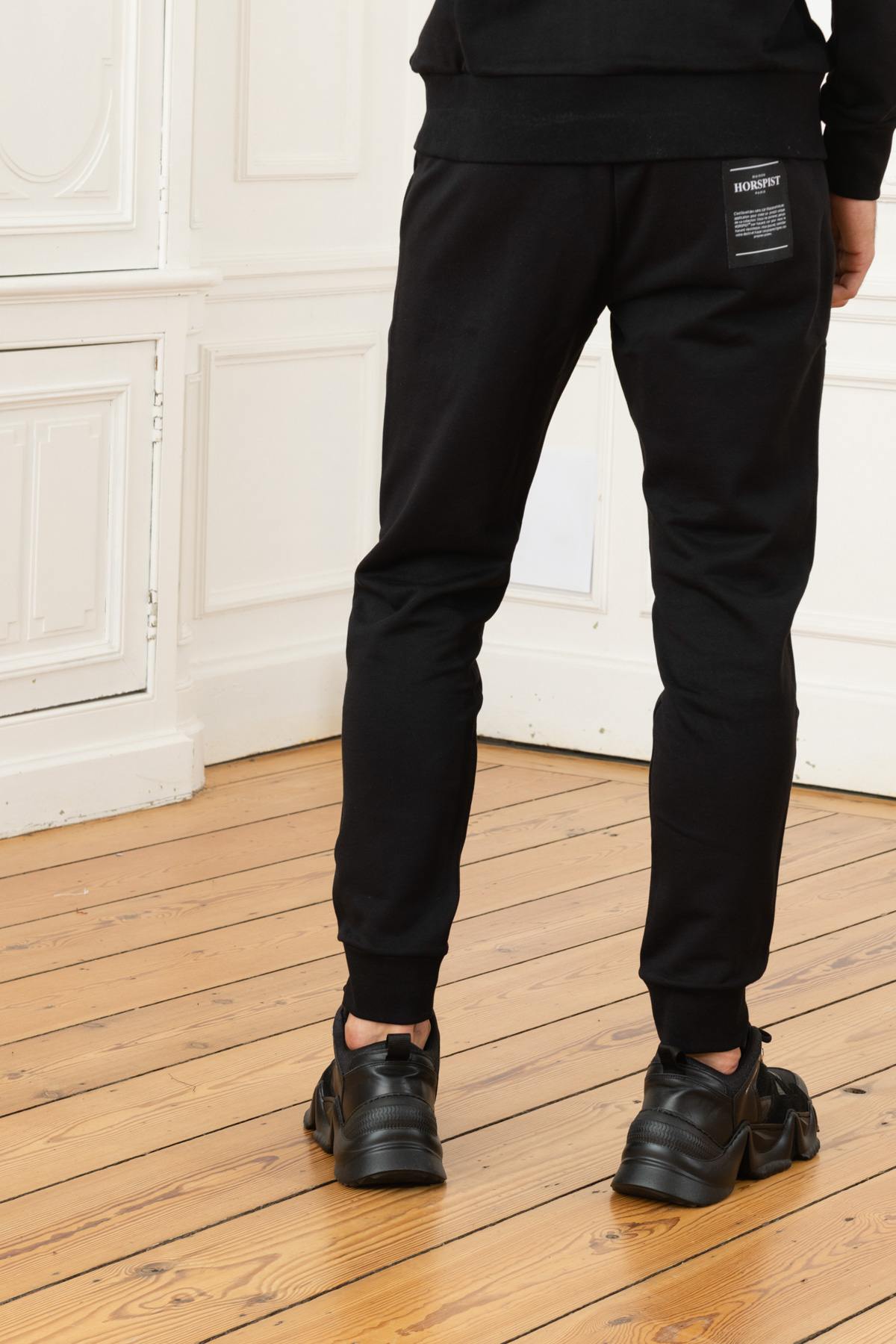 Black stretch sweatpants - Image n°5