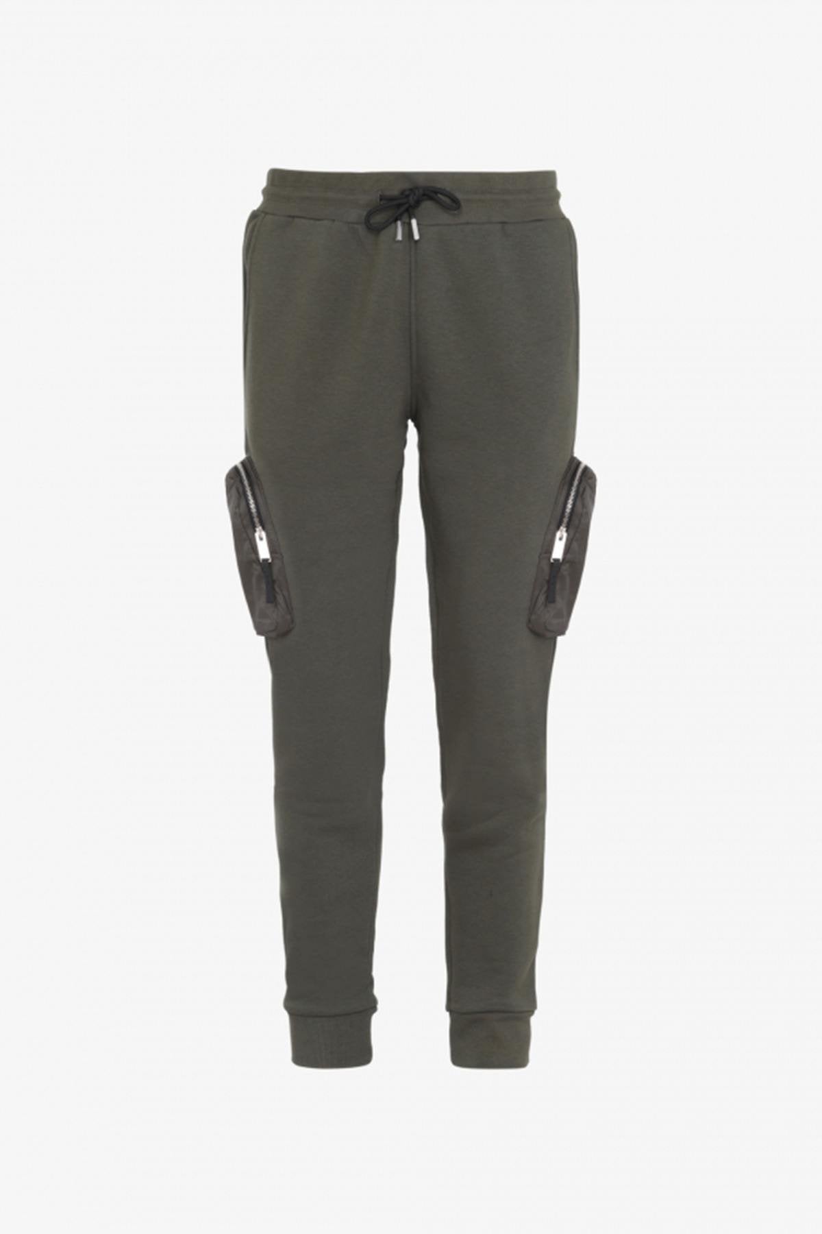 Khaki jogging pants - Image n°3