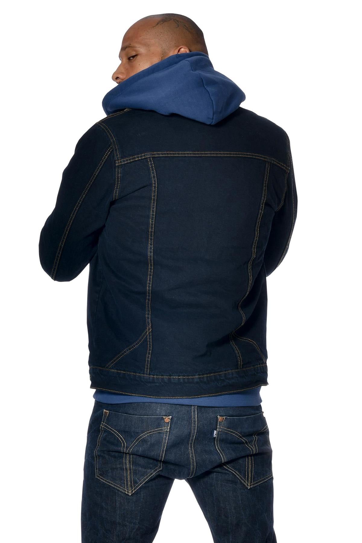 Fleece denim jacket - Image n°2