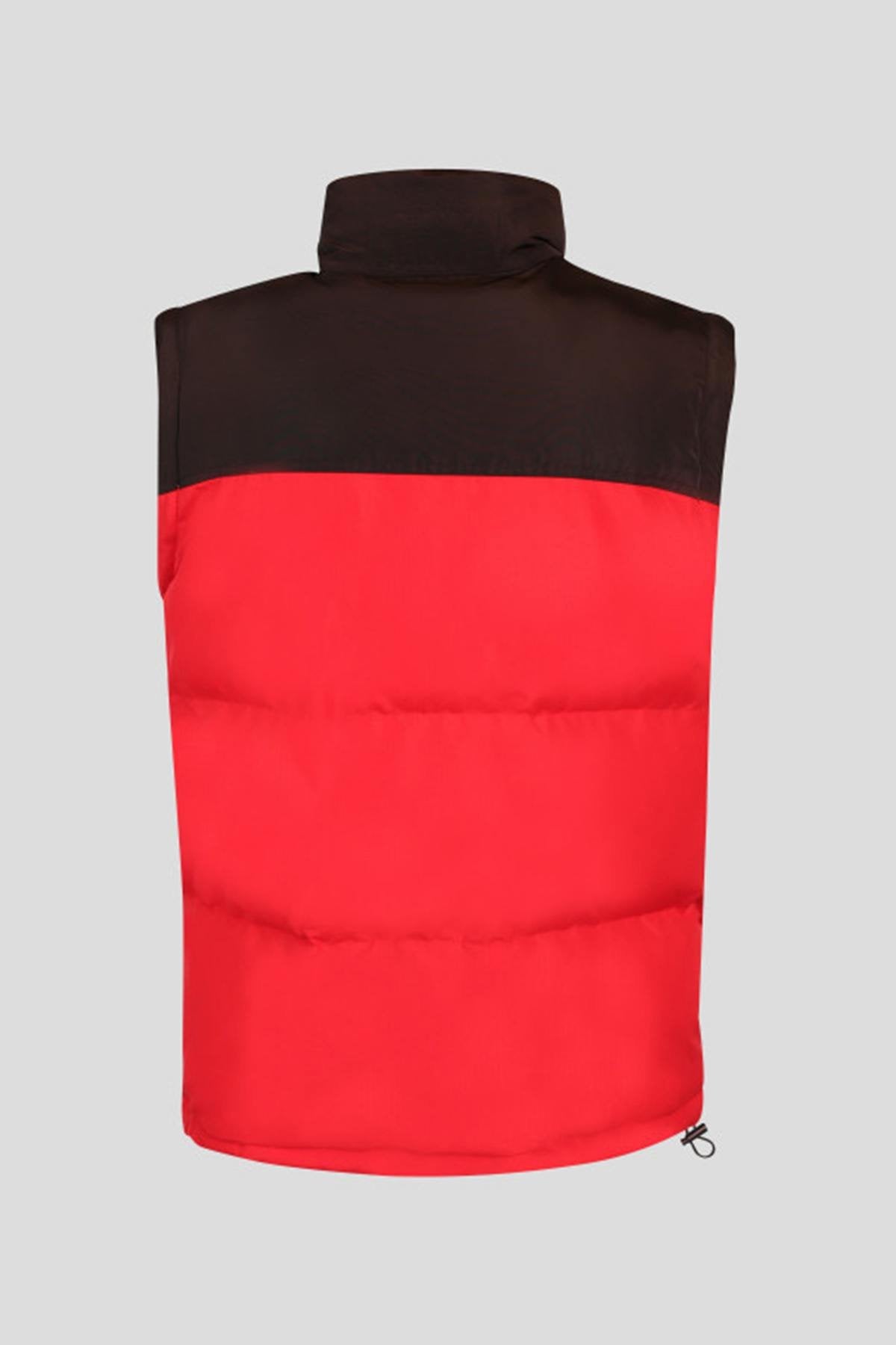 Down jacket with / without red and black sleeves - Image n°3