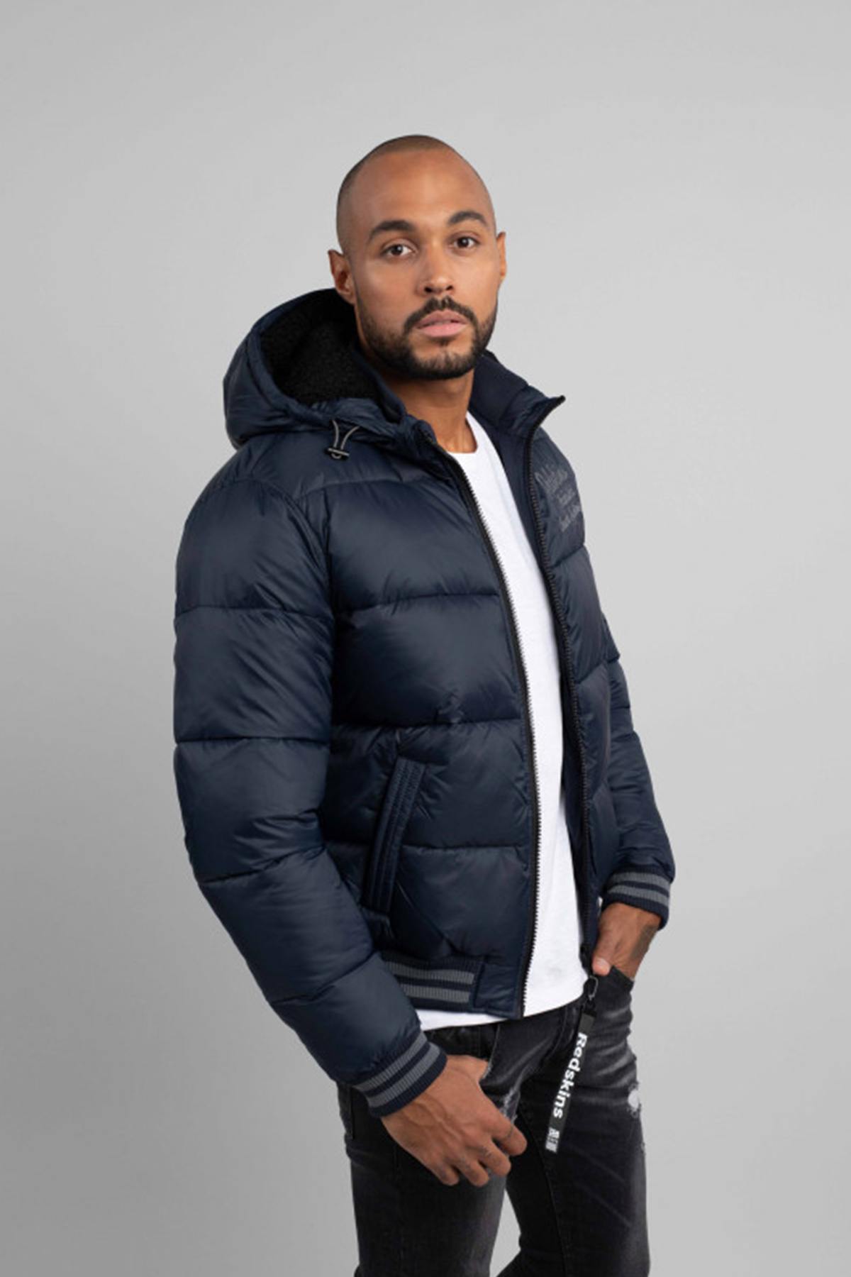 100% black nylon down jacket - Image n°6