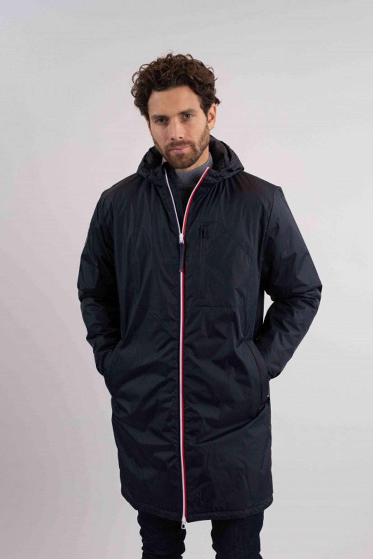 Navy blue windproof parka Patrouille de France - Image n°7