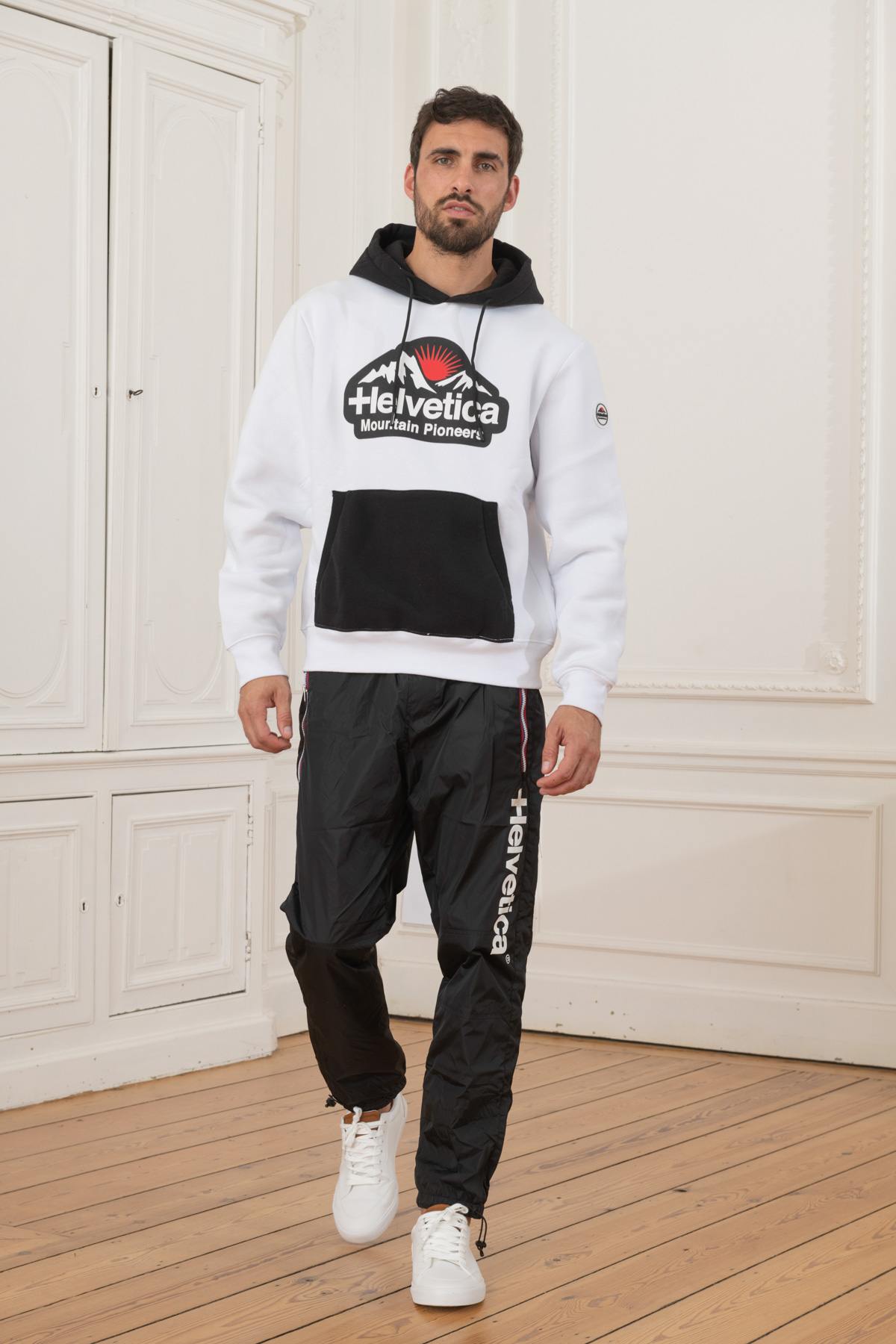 White and black streetwear sweater - Image n°3