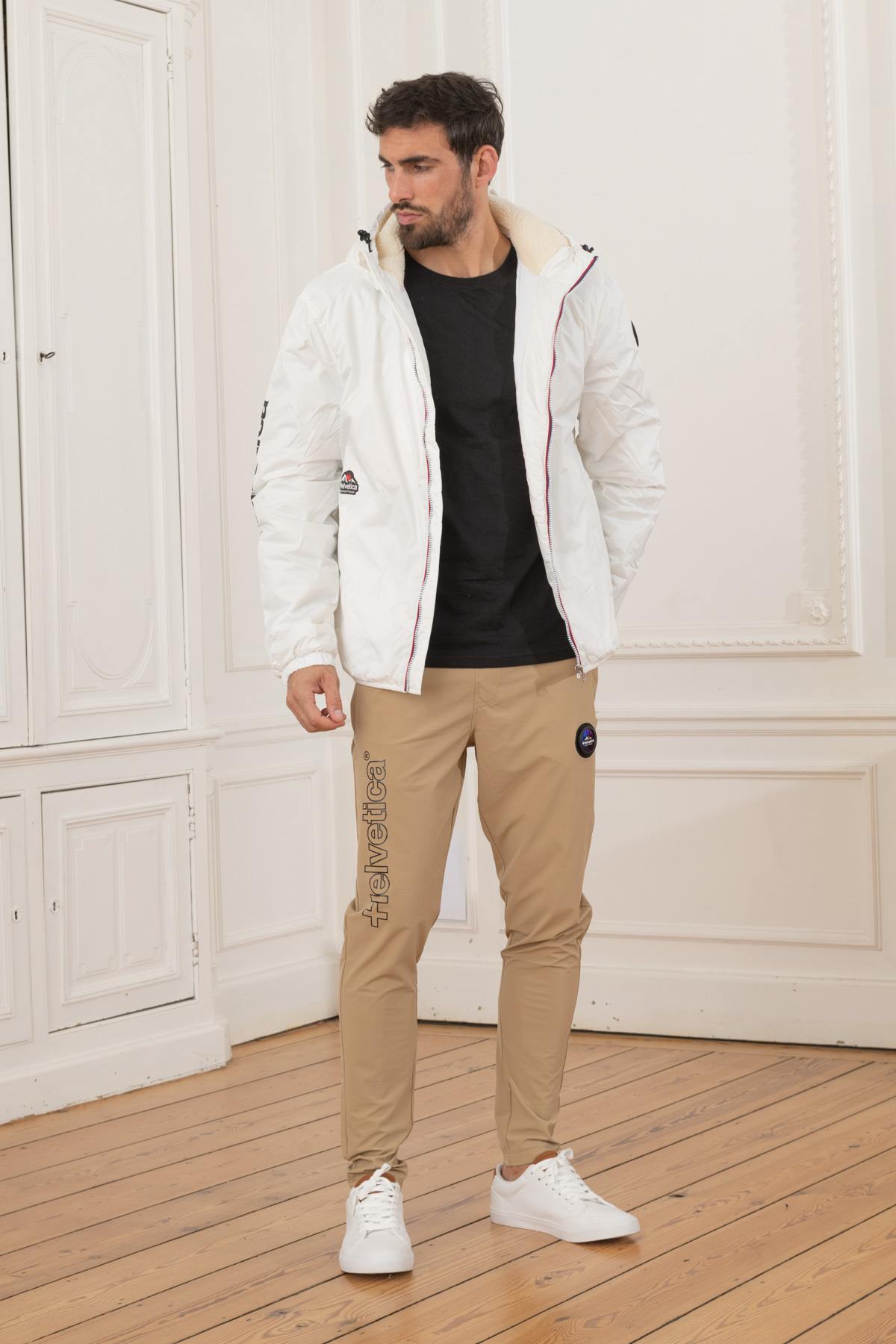 Warm white fleece jacket - Image n°3