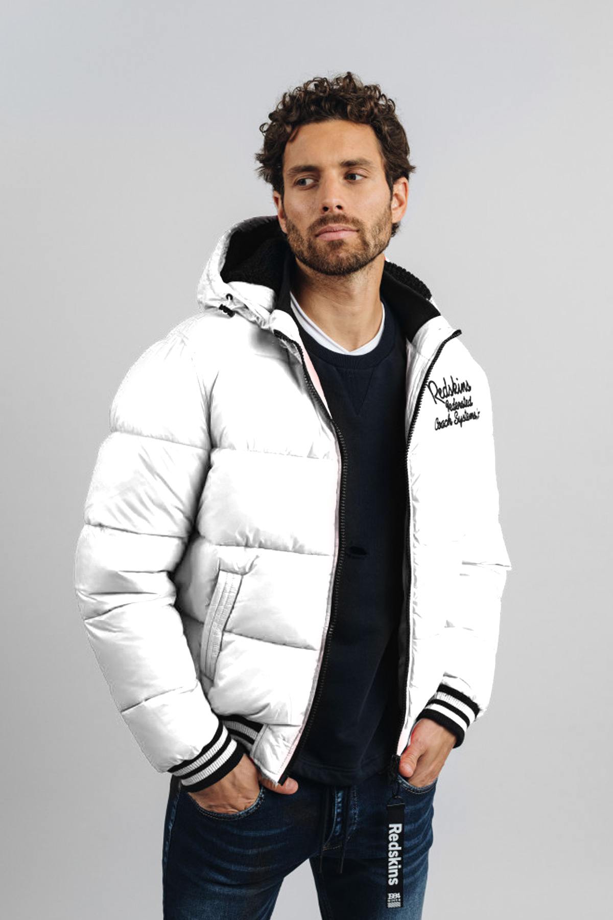 White sportswear down jacket - Image n°9