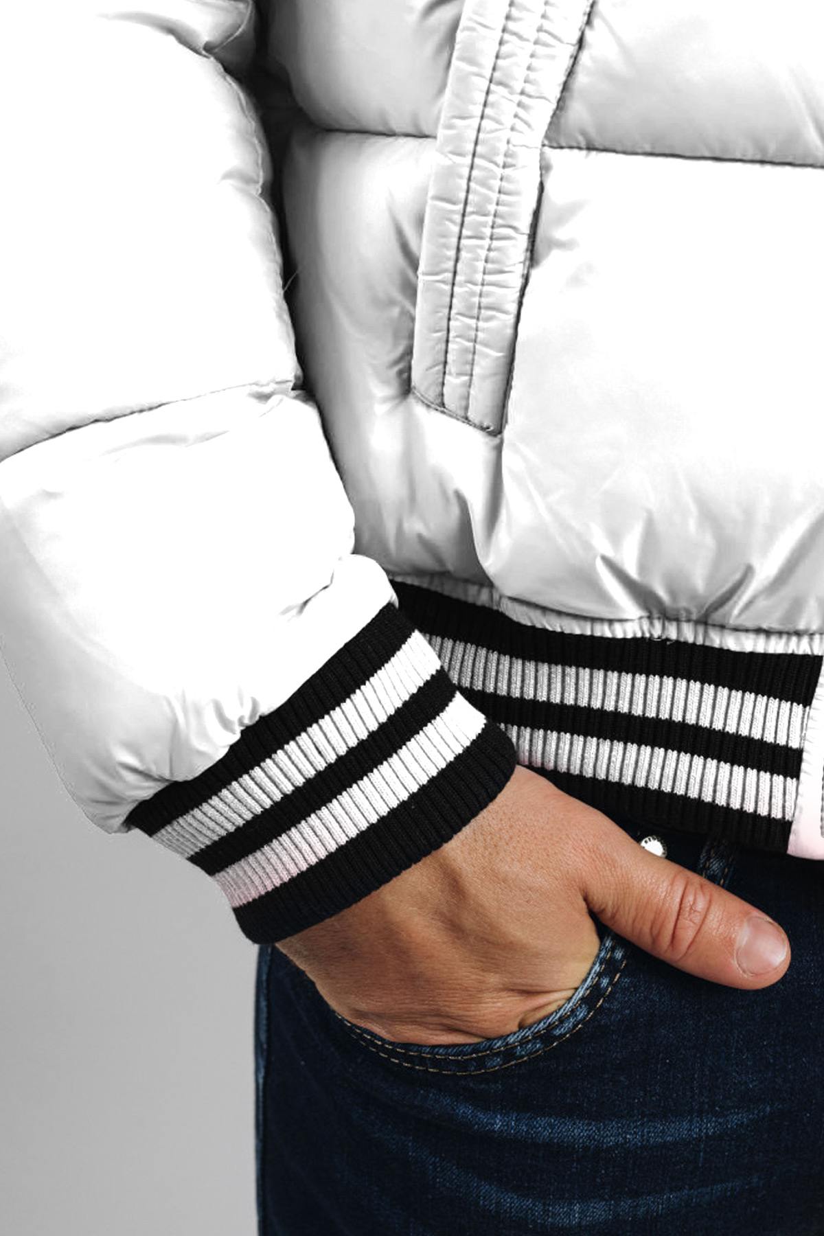 White sportswear down jacket - Image n°6