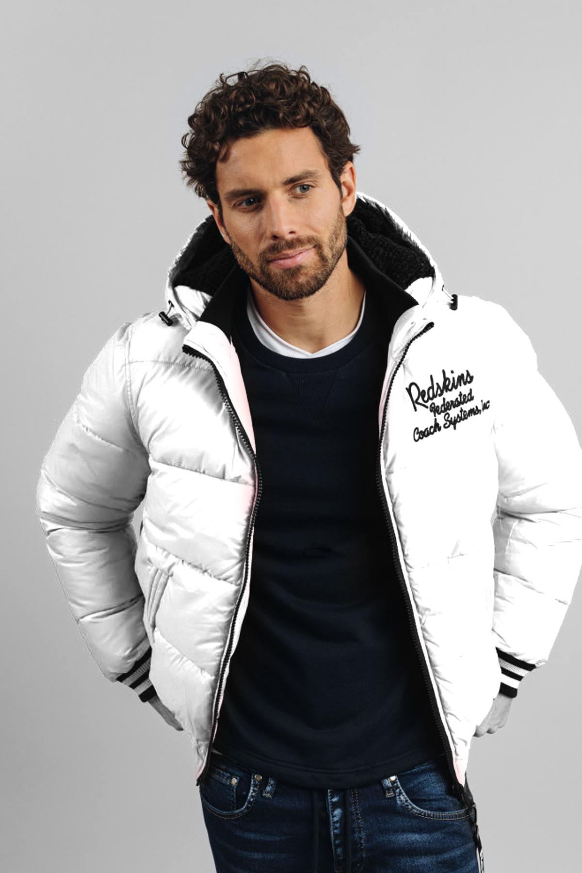 White sportswear down jacket - Image n°1