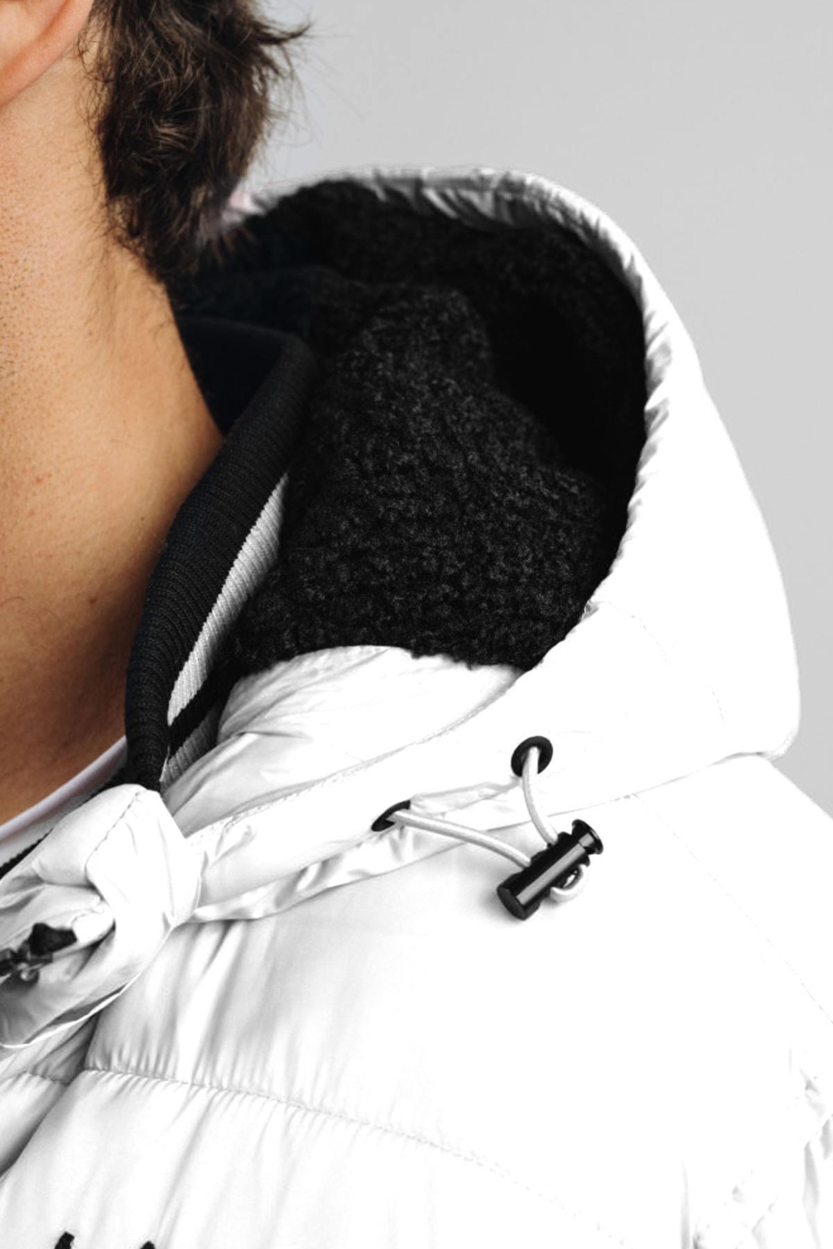 White sportswear down jacket - Image n°8