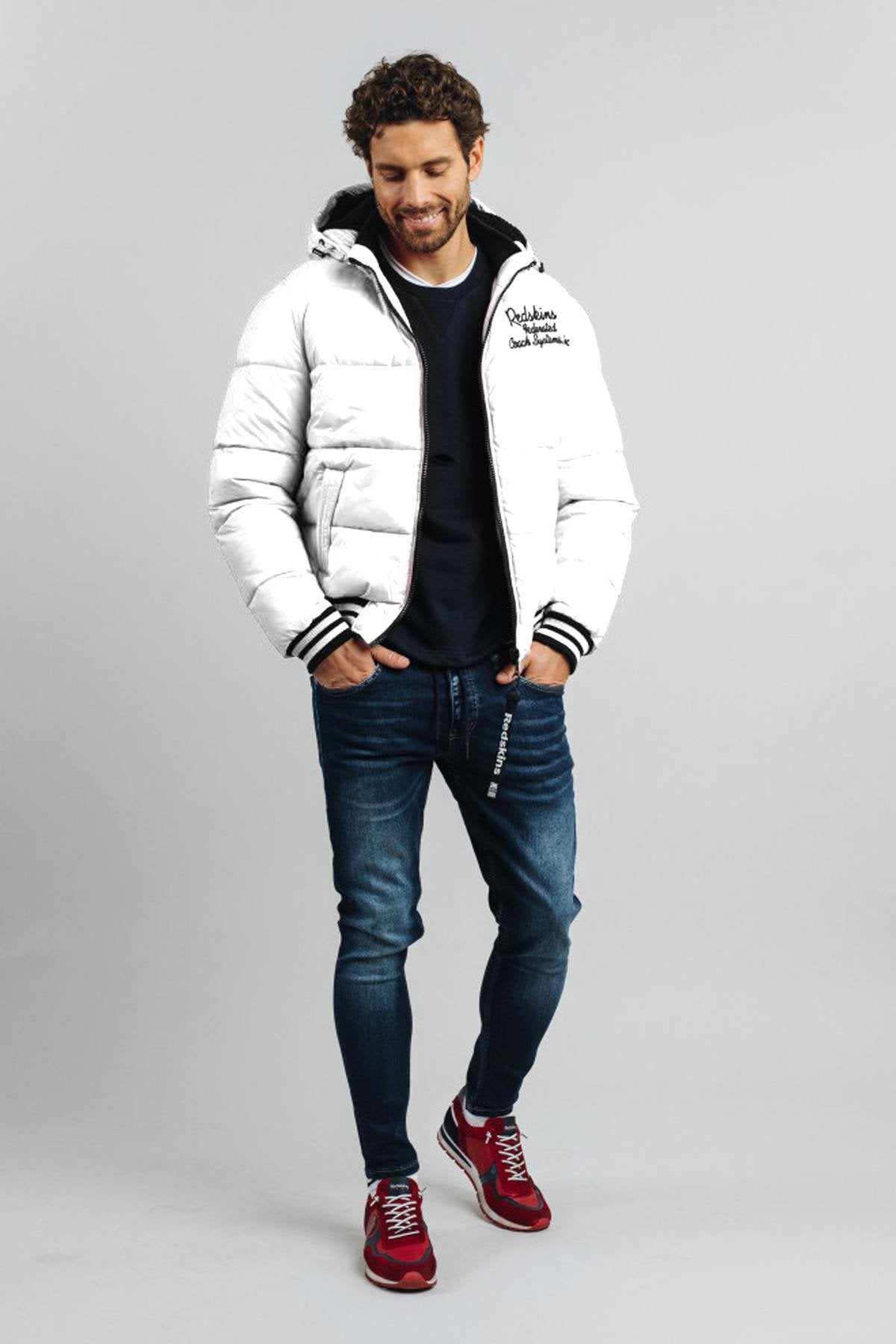 White sportswear down jacket - Image n°3