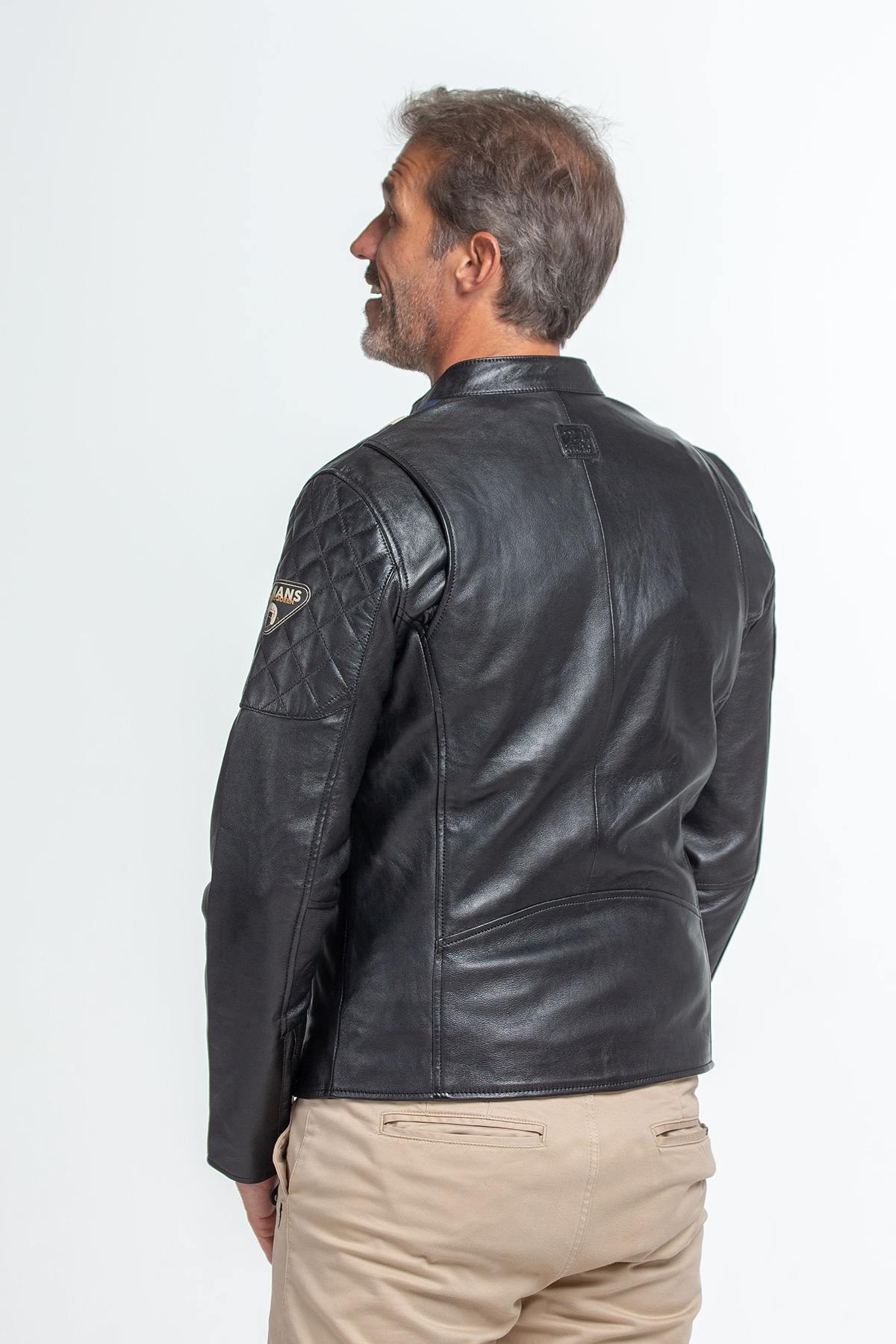 Steve McQueen signature biker style jacket - Image n°4