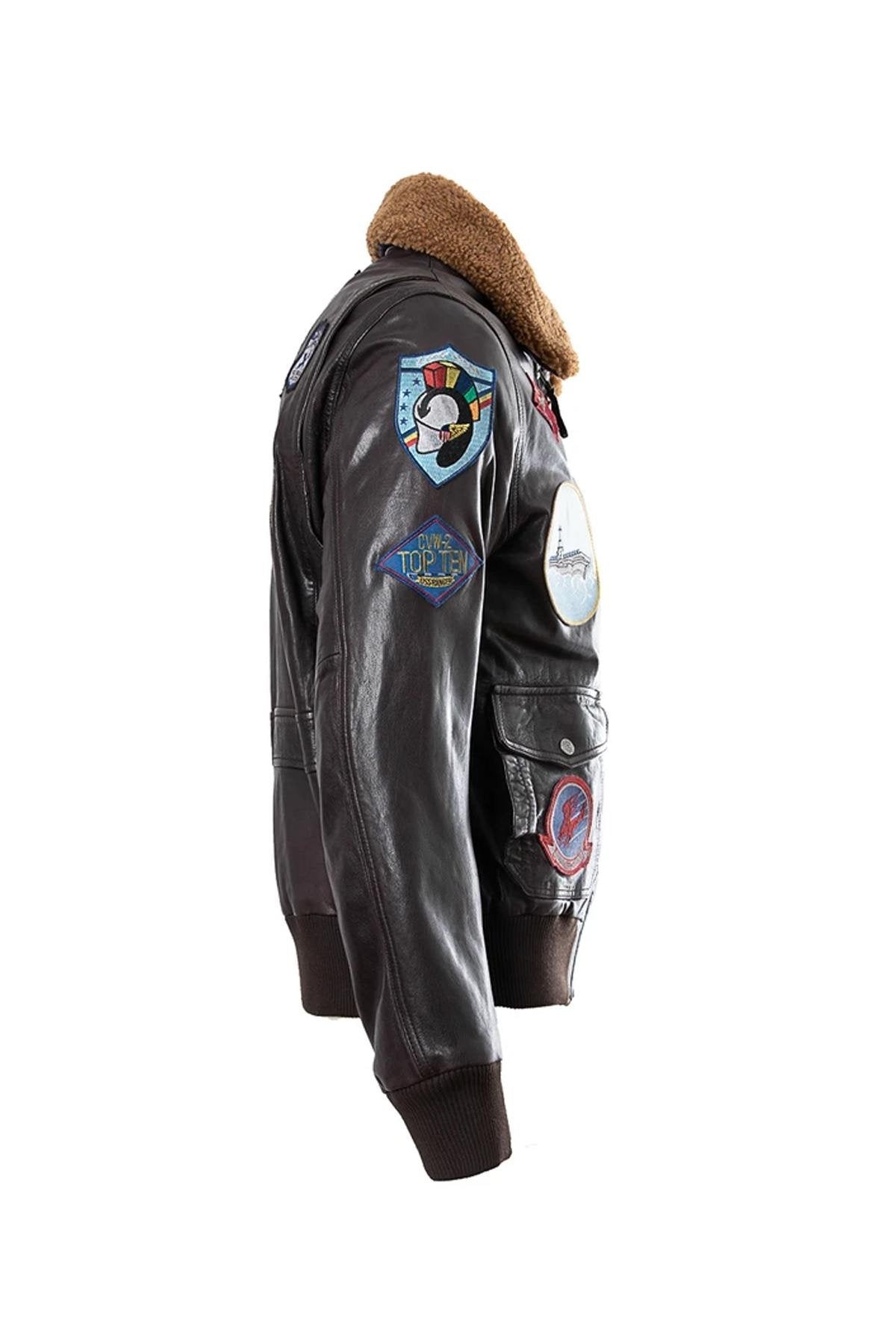 Replica of Maverick's leather jacket - Top Gun - Image n°9