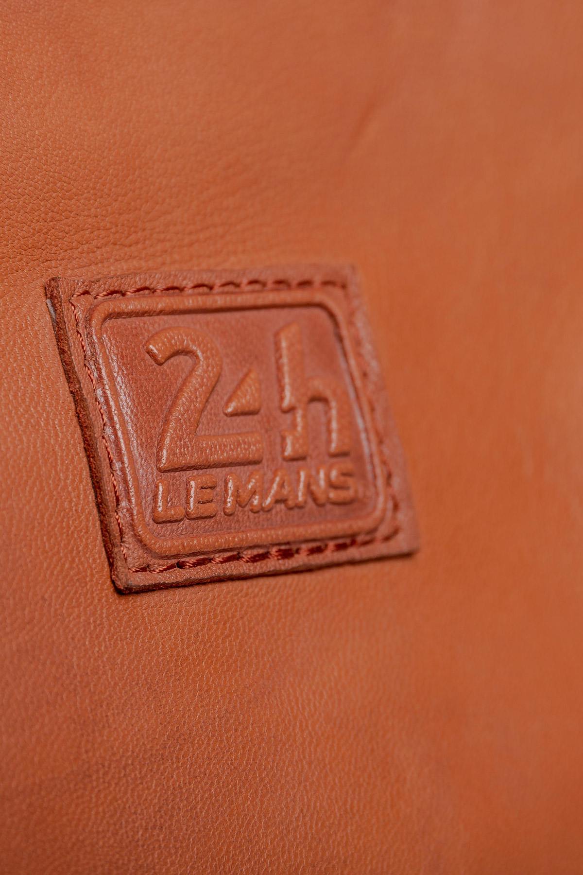 Cognac-colored Steve McQueen leather bag - Image n°4