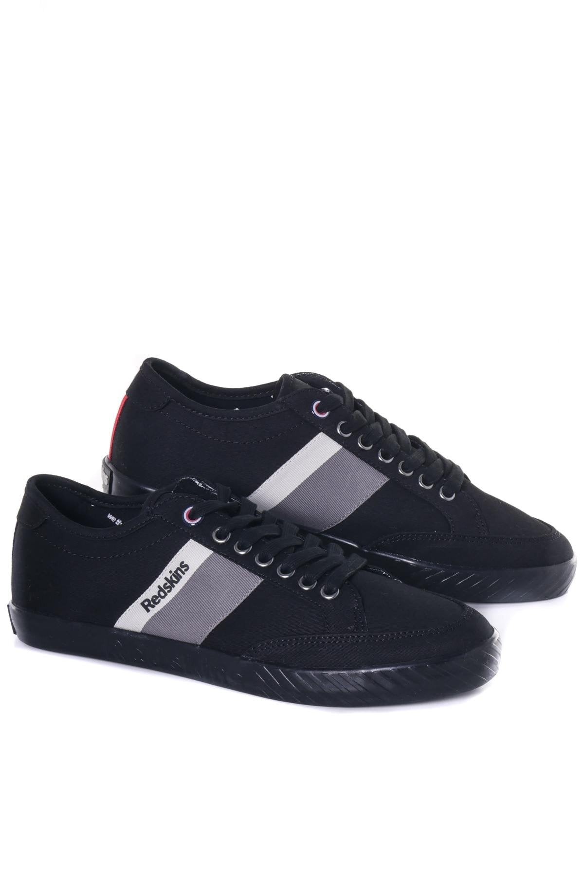 Black canvas shoes with bands - Image n°8