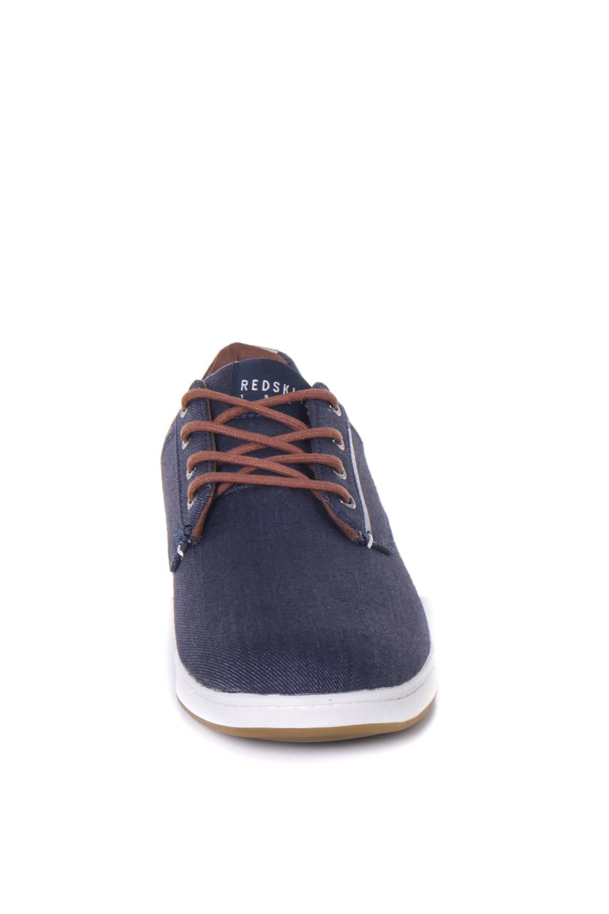 Denim blue canvas sneakers - Image n°12