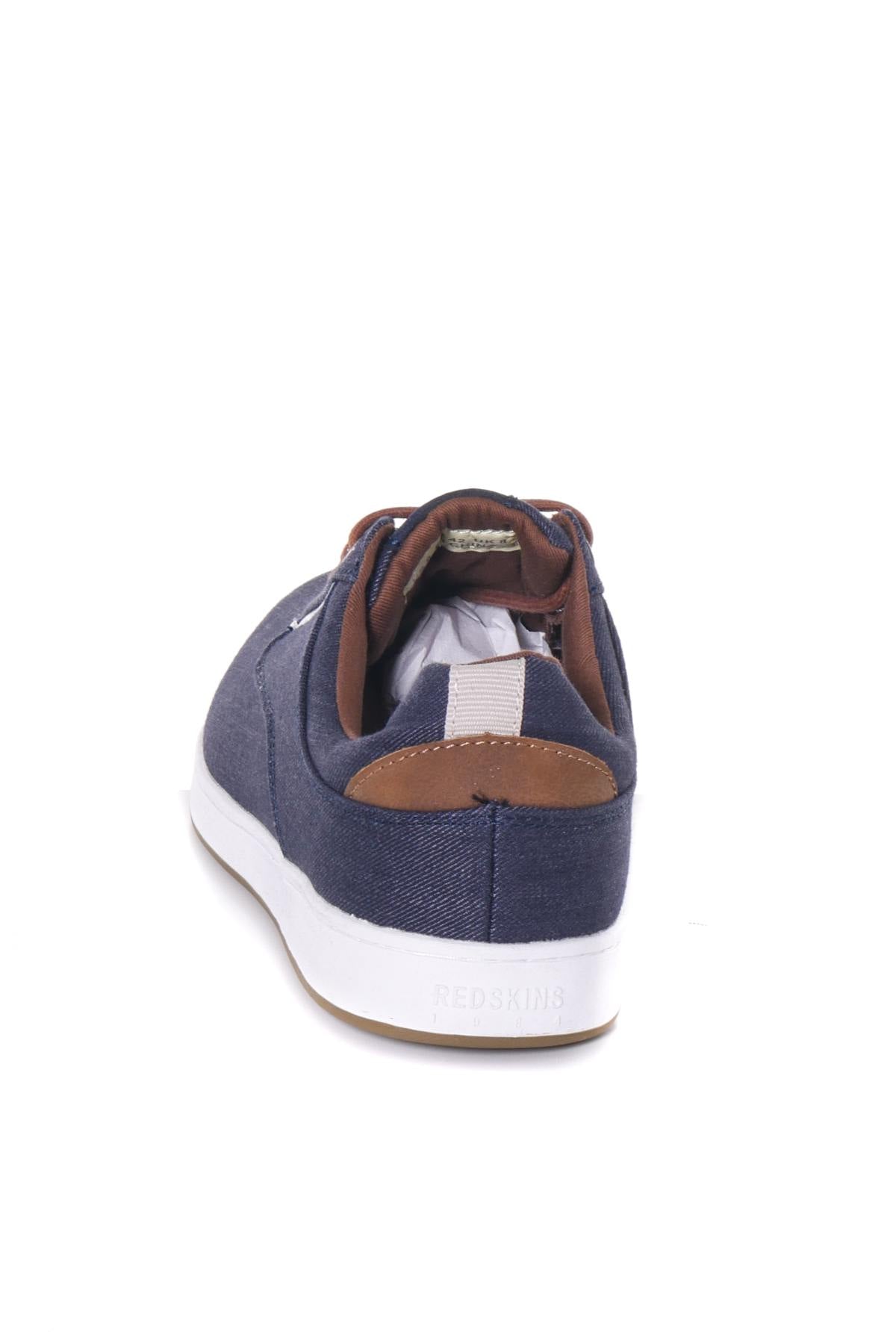 Denim blue canvas sneakers - Image n°13