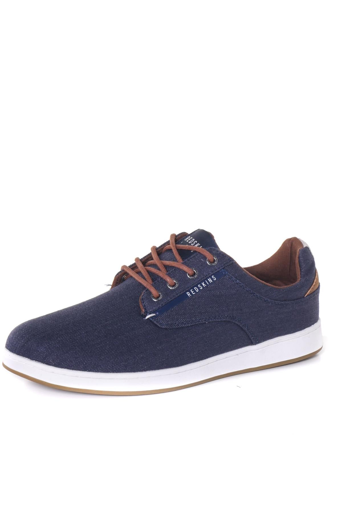 Denim blue canvas sneakers - Image n°14